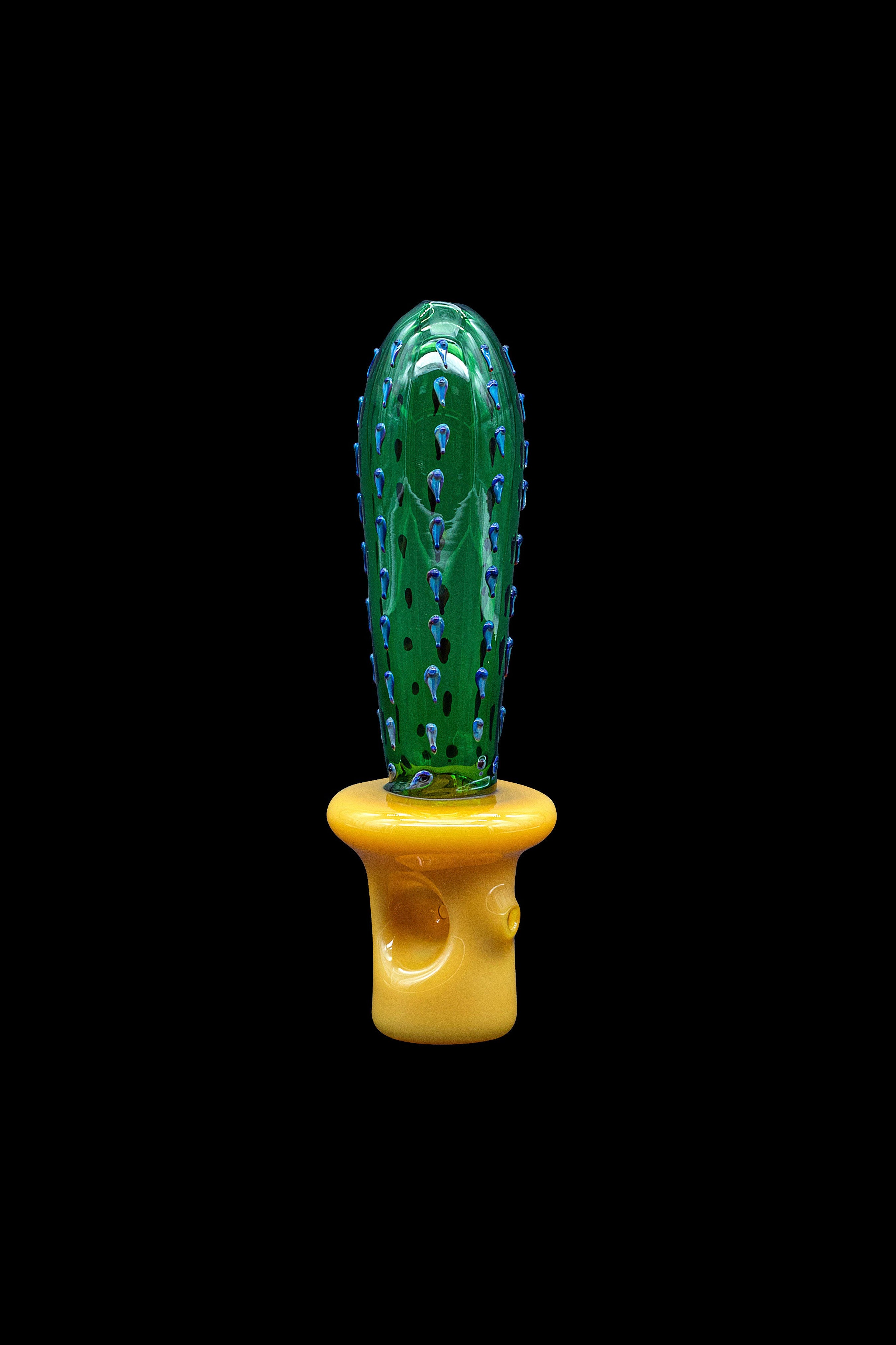 LA Pipes San Pedro Cactus-Inspired Glass Smoking Pipe