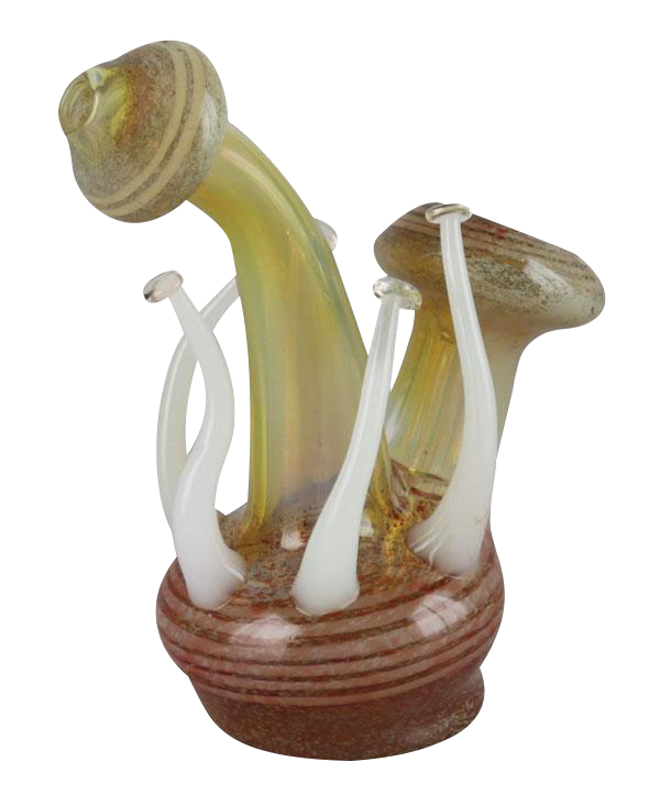 Enchanting Mushroom Glass Bubbler