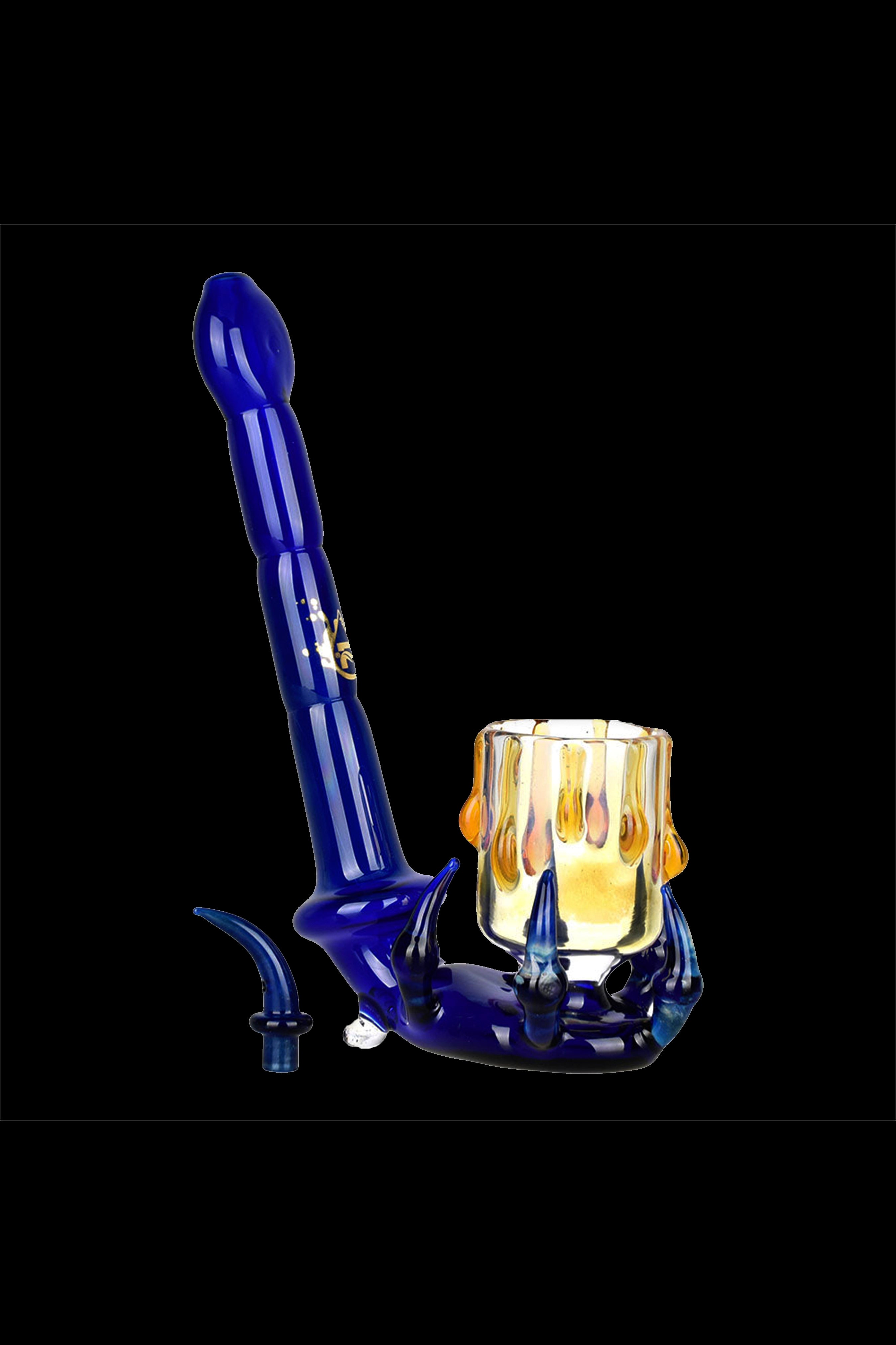 Enchanting Pulsar Dragon Claw Sherlock Pipe with Carb Cap for Puffco Proxy