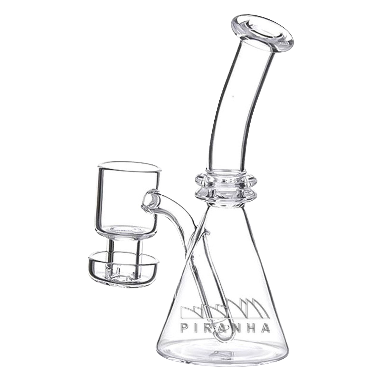Piranha Pure Quartz Beaker Dab Rig - The Ultimate Smoking Companion