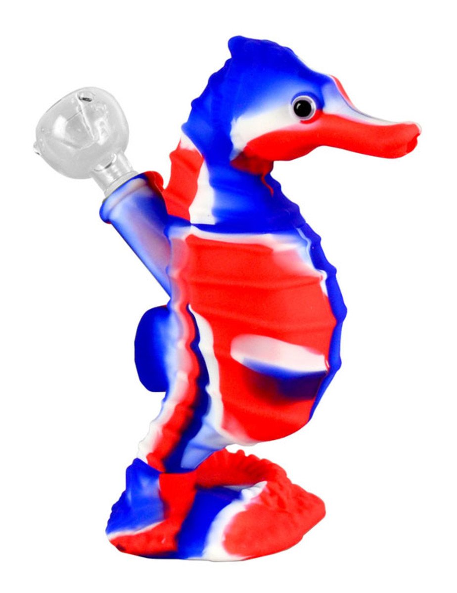 Luxury Silicone Seahorse-Shaped Water Pipe: A Must-Have!