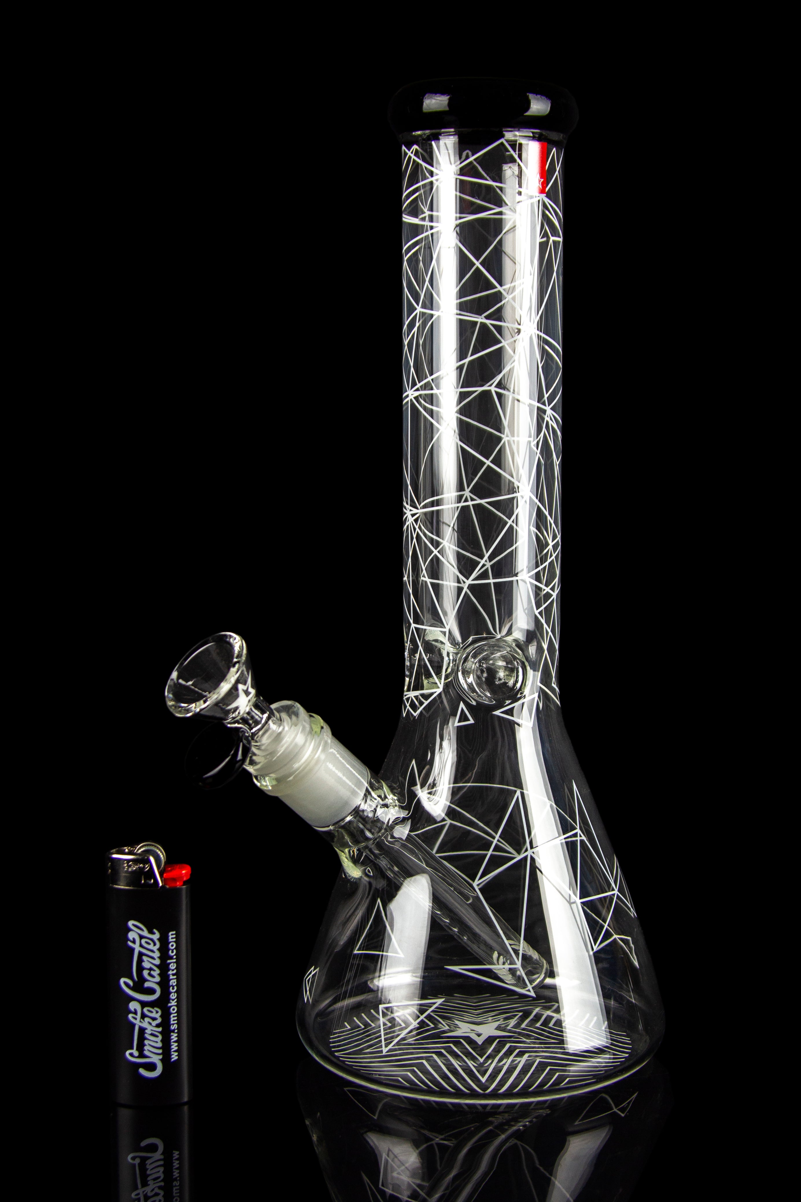 Famous Brandz Space Glass Beaker Ice Bong - A Futuristic Smoking Experience