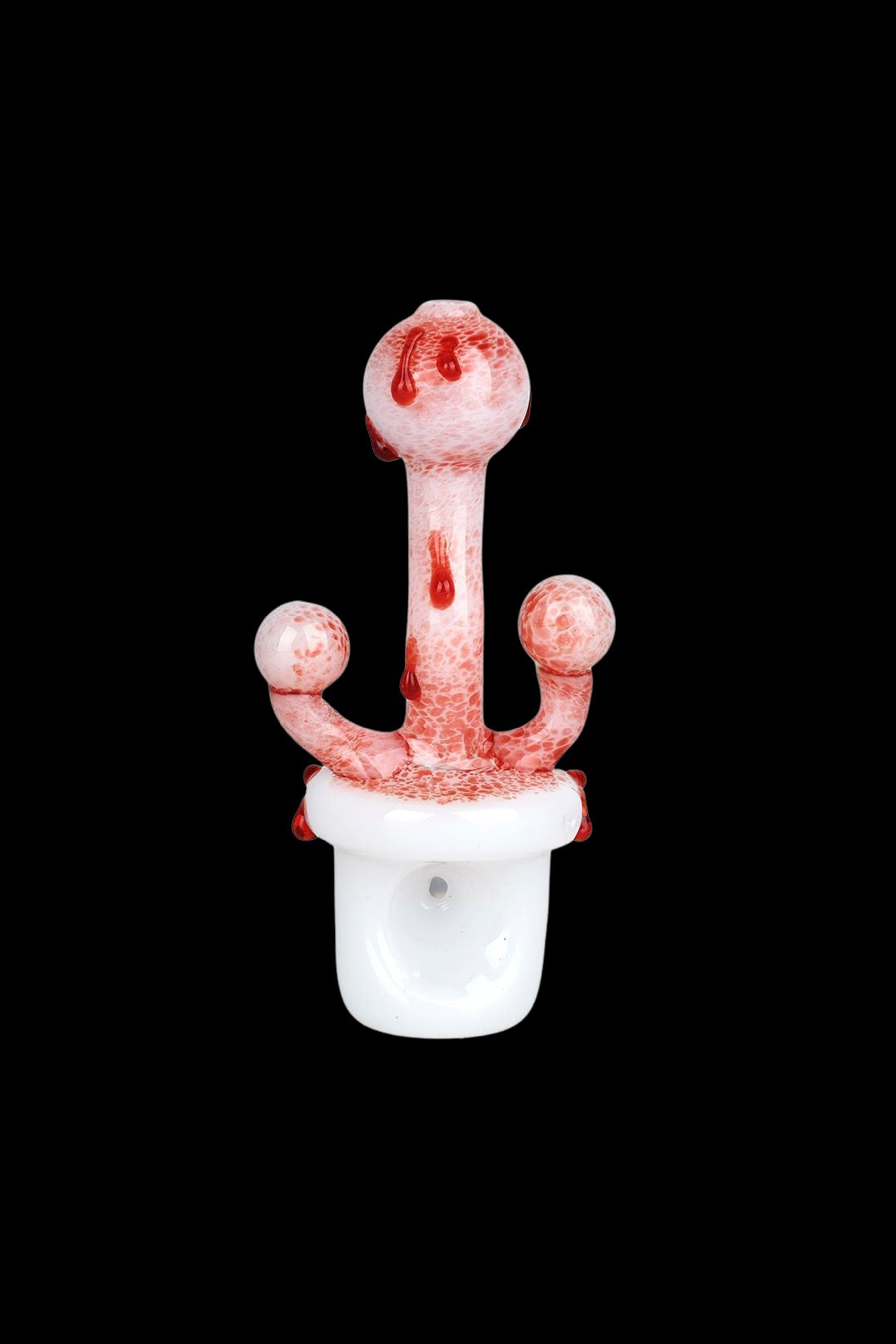 EG Glass's Striking Eyeballs Glass Hand Pipe