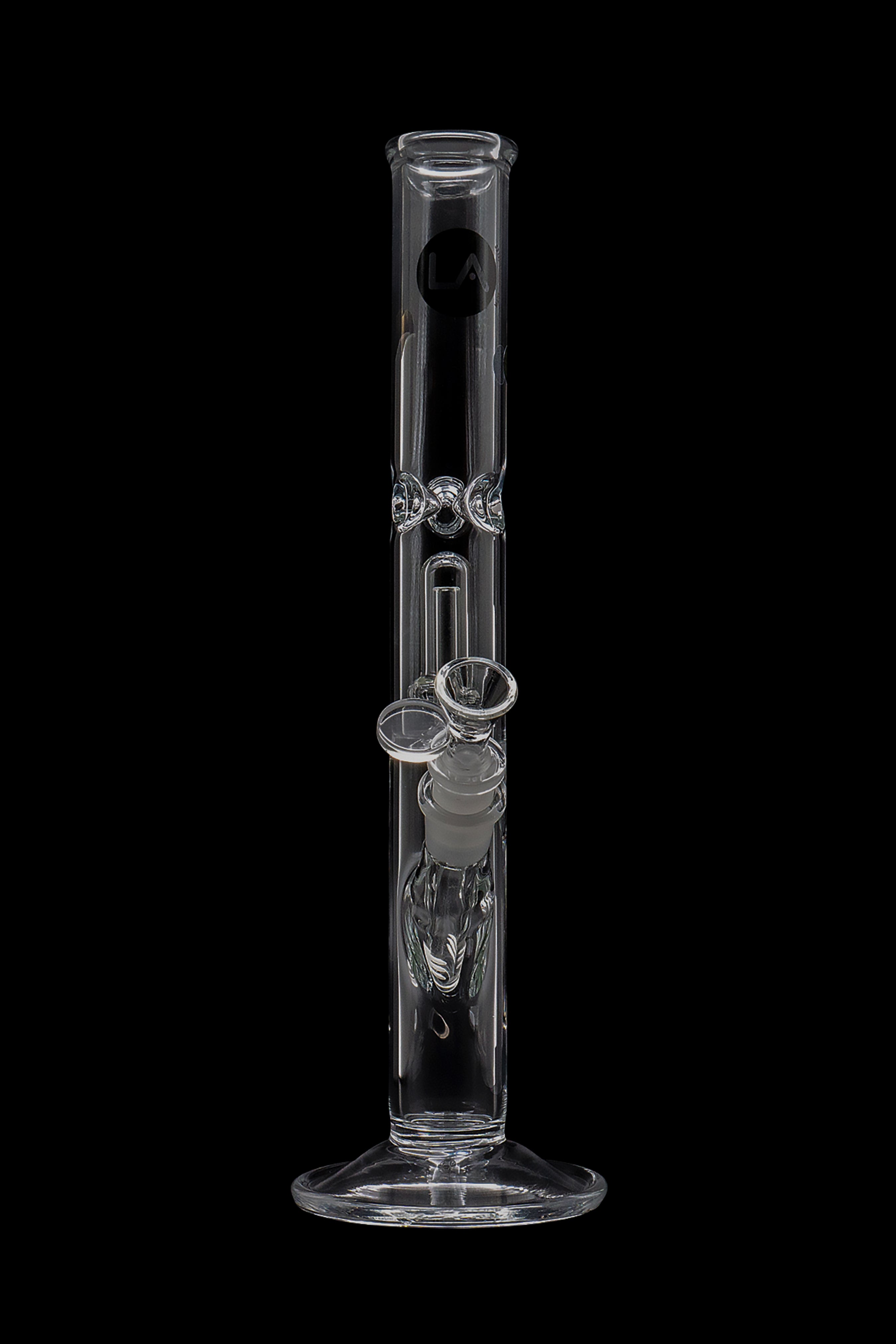 LA Pipes Classic Straight Single or Double Showerhead Perc - The Ultimate Smoking Experience
