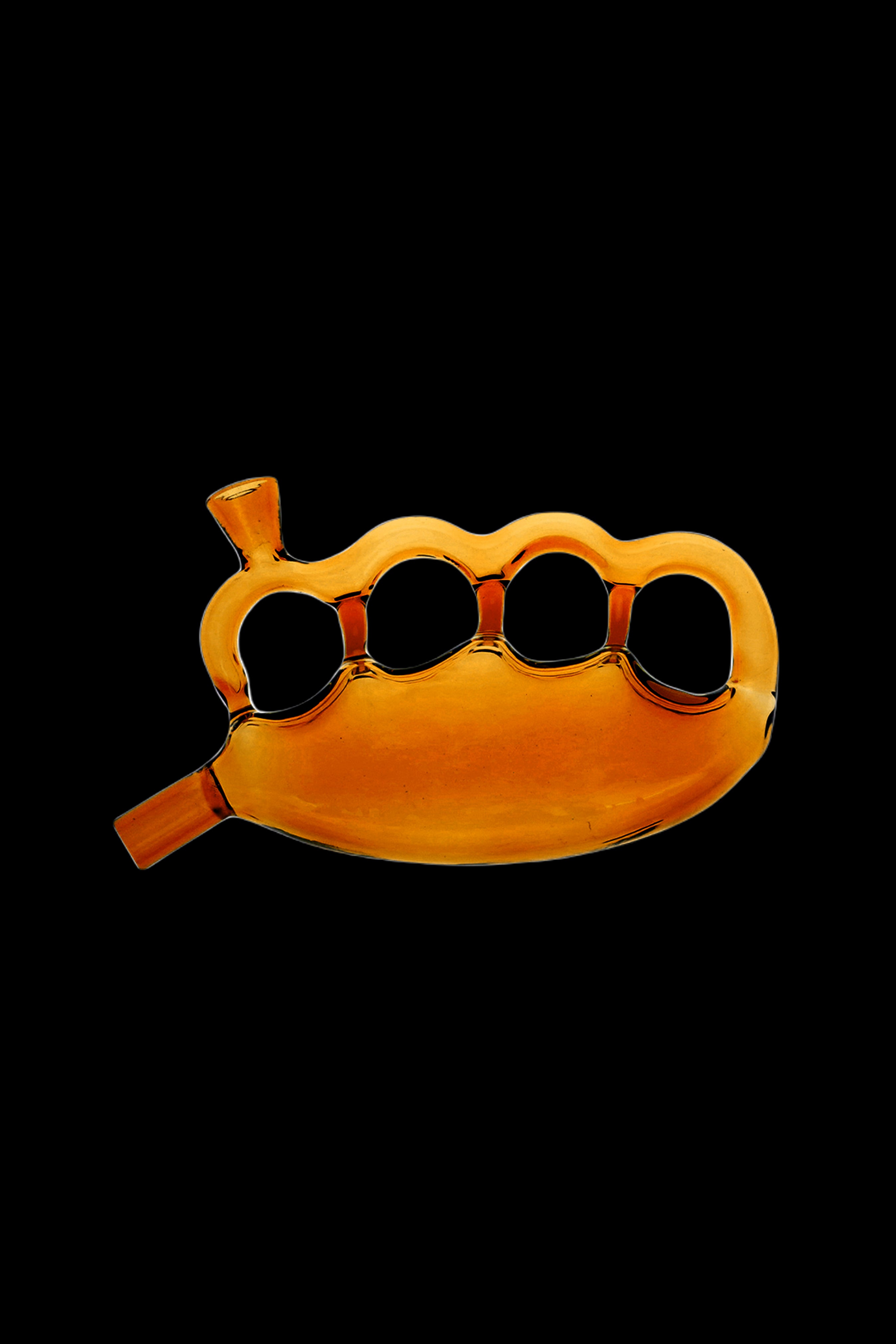 HB King's Premium Brass Knuckle Hand Pipe - A Smoking Essential!