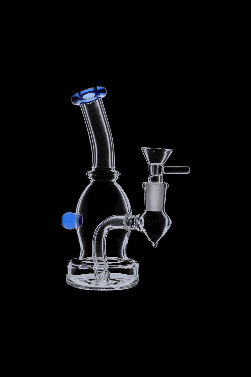 5.5-Inch Glass Bubbler with Fixed Diffuser - A Mini Marvel!
