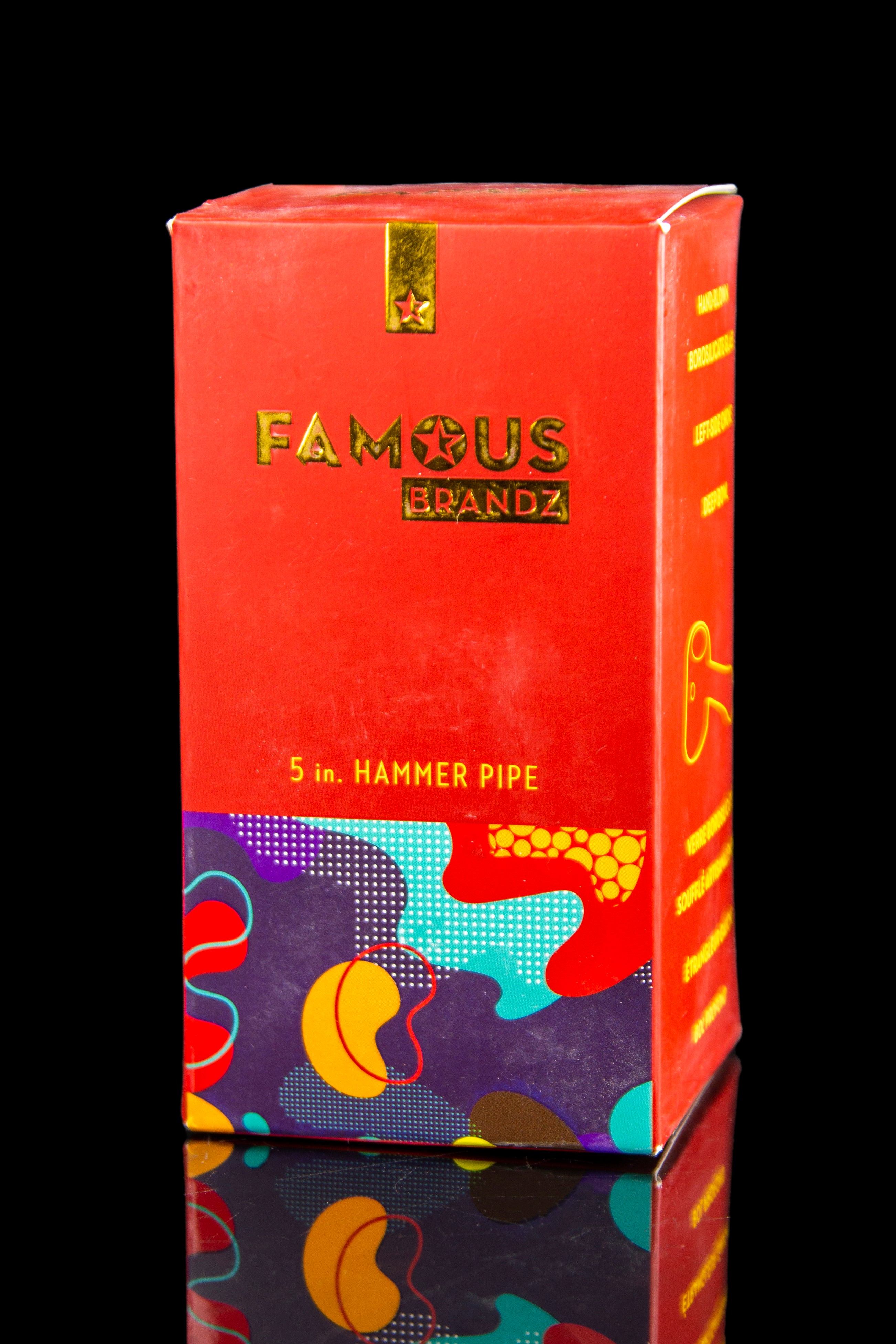 Famous Brandz Papaya Hand Pipe - A Stunning Hammer Design
