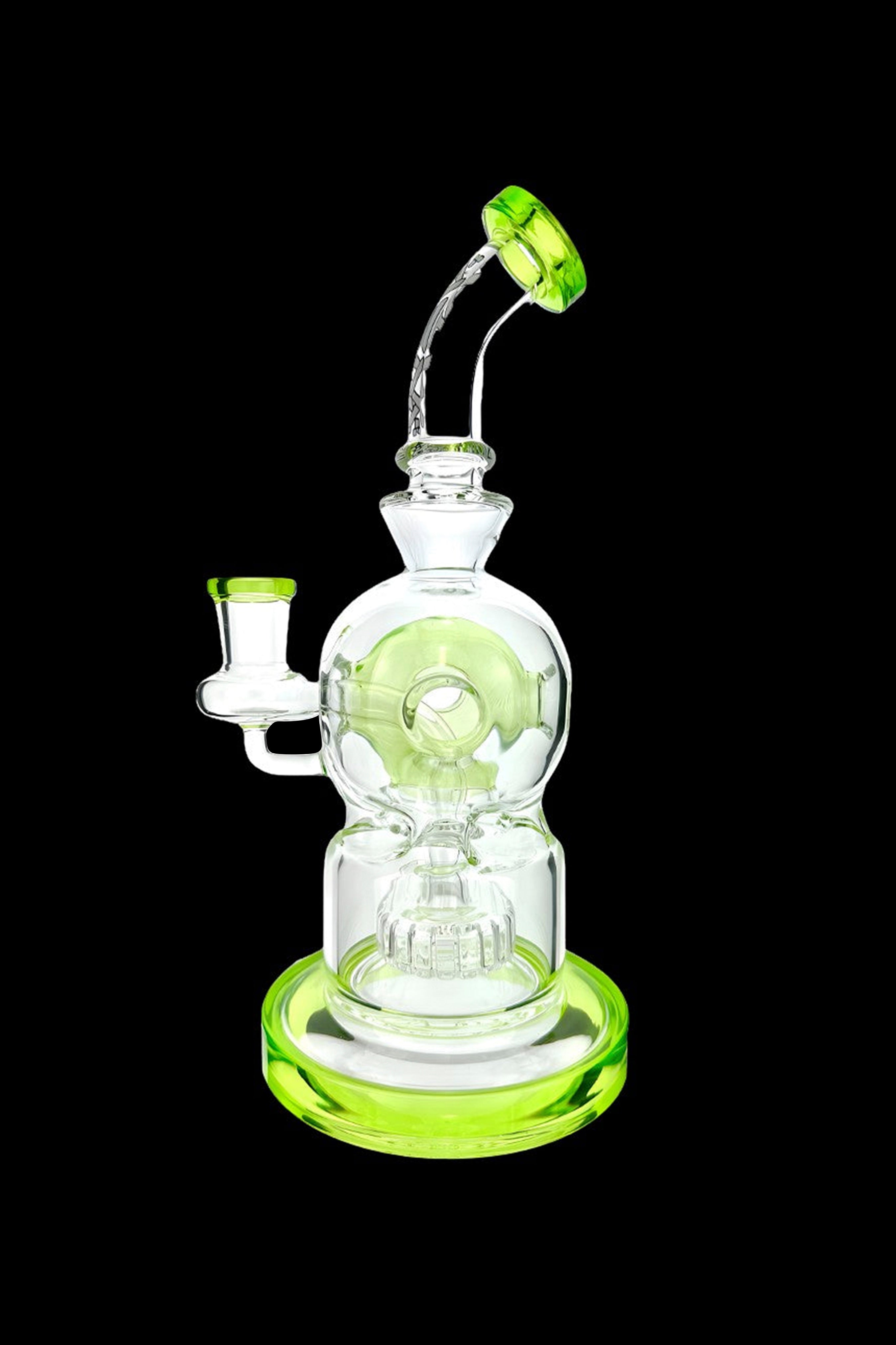AFM Swiss Glass Shower-Head Perc Glass Water Pipe: A Dabbing Delight
