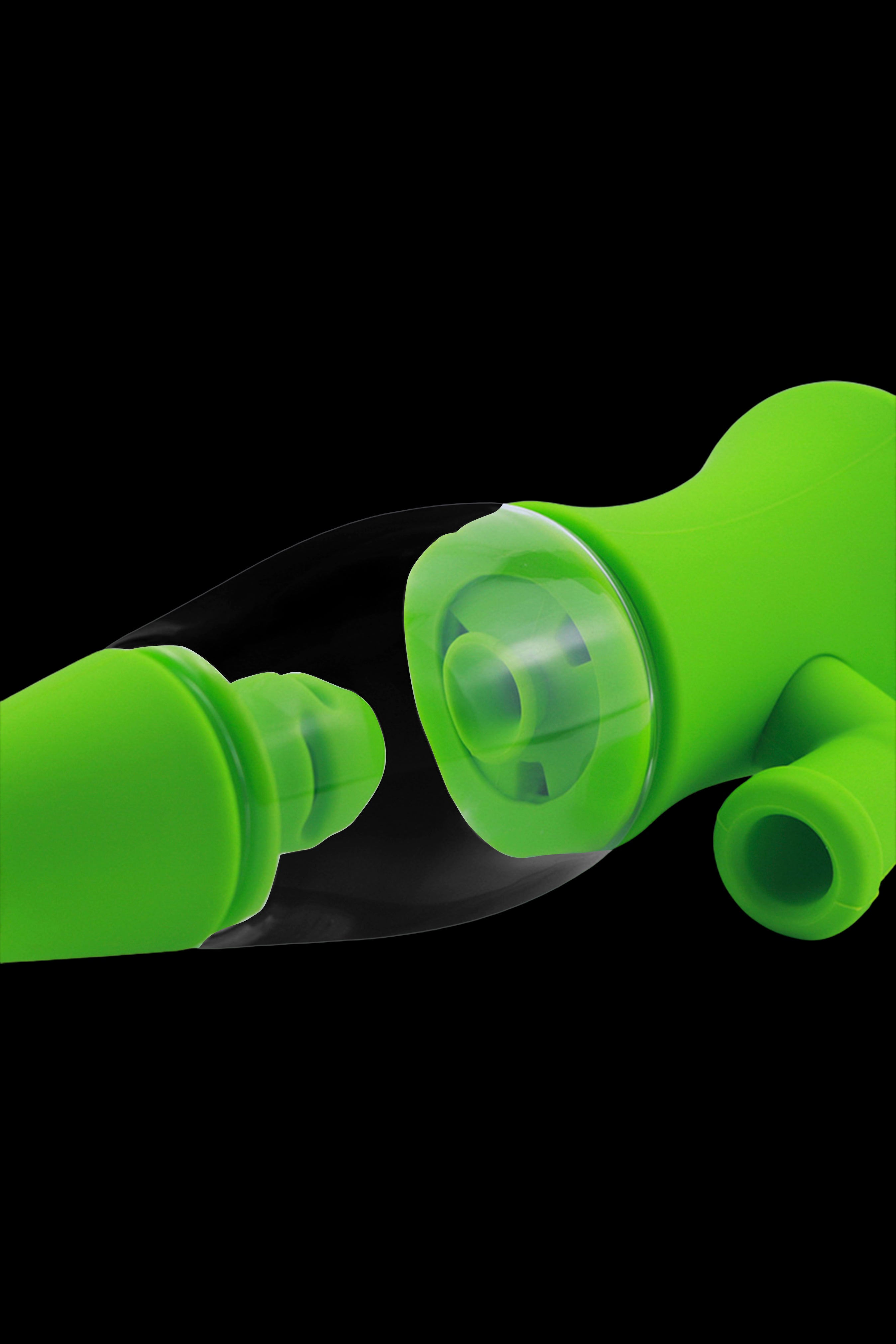 Cloud 8 Retro Lava Lamp Silicone & Glass Water Pipe - Your Ultimate Travel Smoking Companion