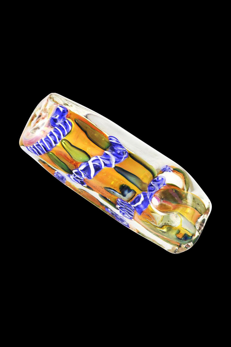 Stunning Fumed Metallic Abstract Squared Hand Pipe