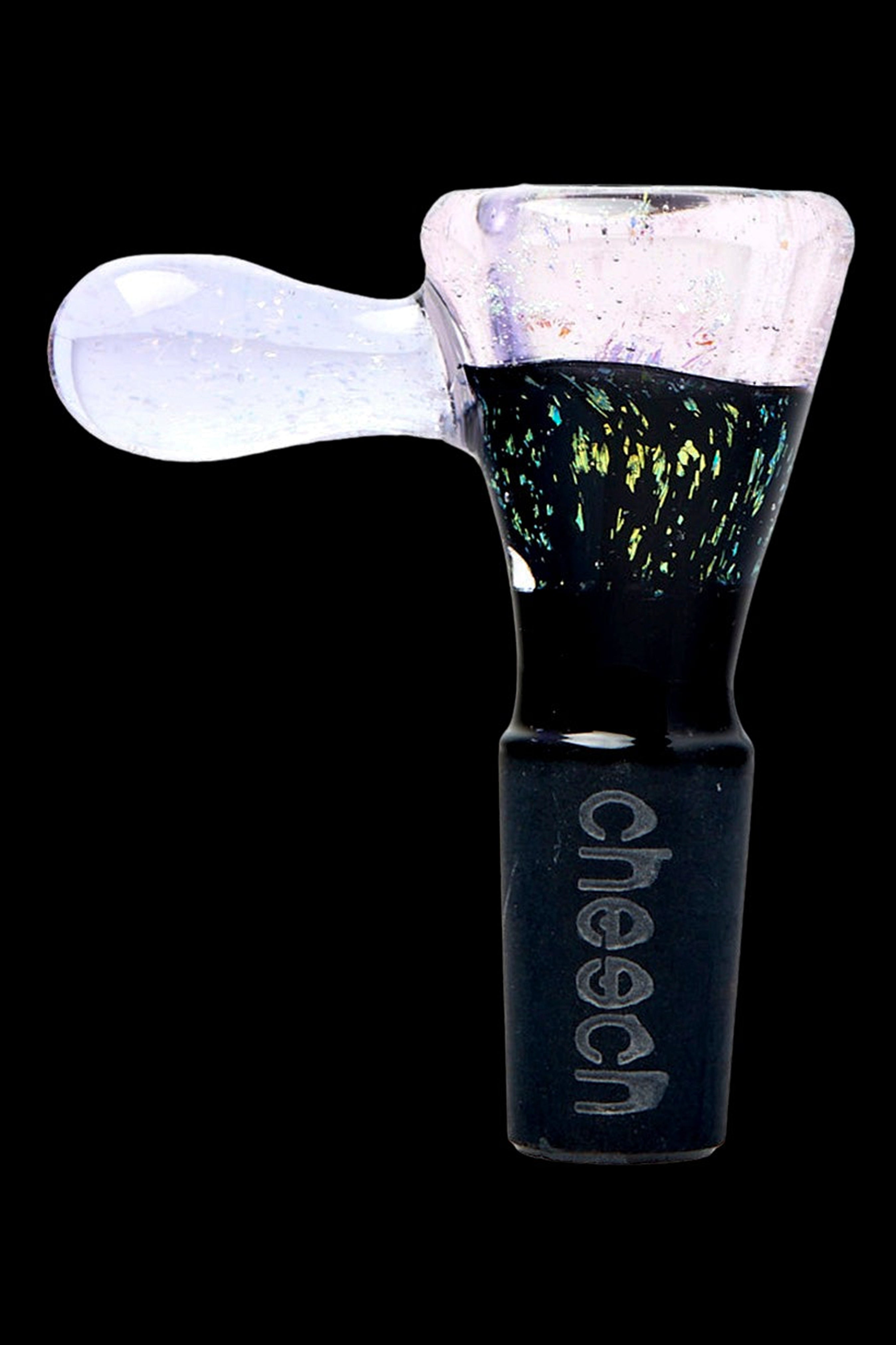 Cheech Glass Transparent Dichro Herb Slide - Elevate Your Smoking Experience