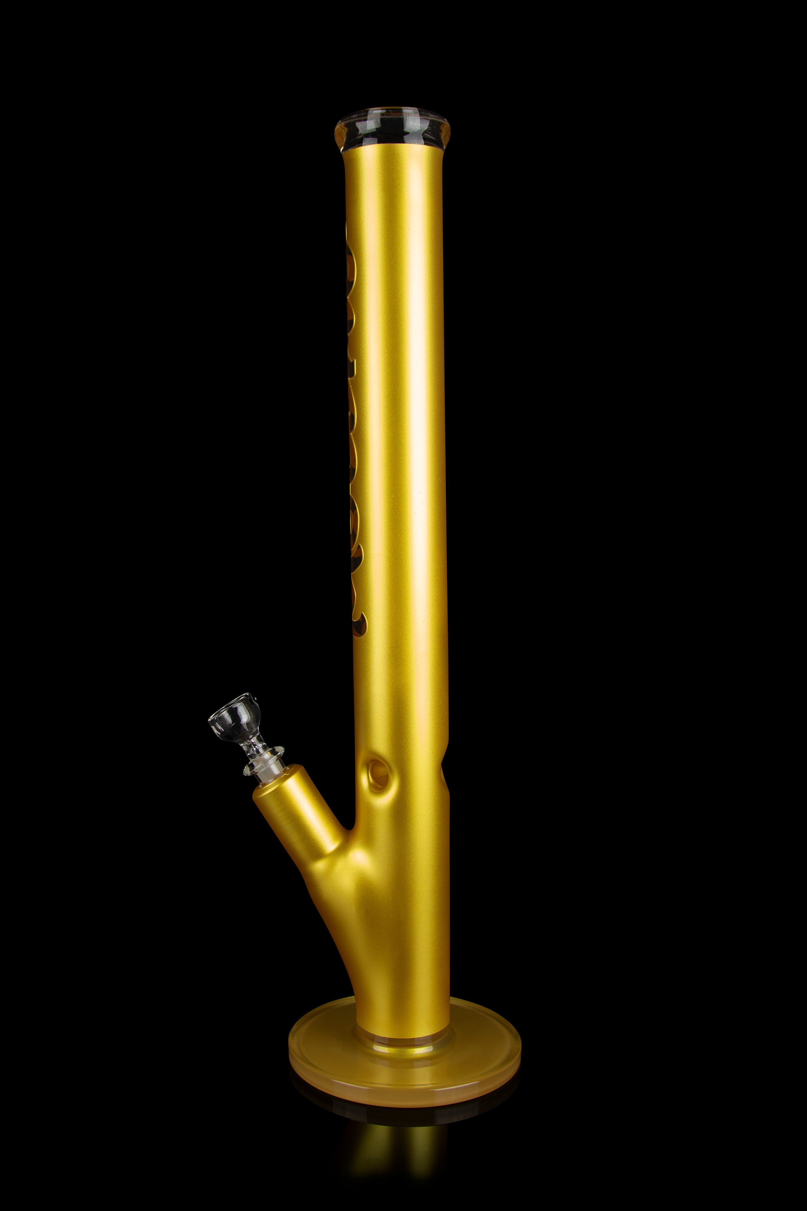 Molino Glass Goldfinger Bong - A Golden Smoking Marvel