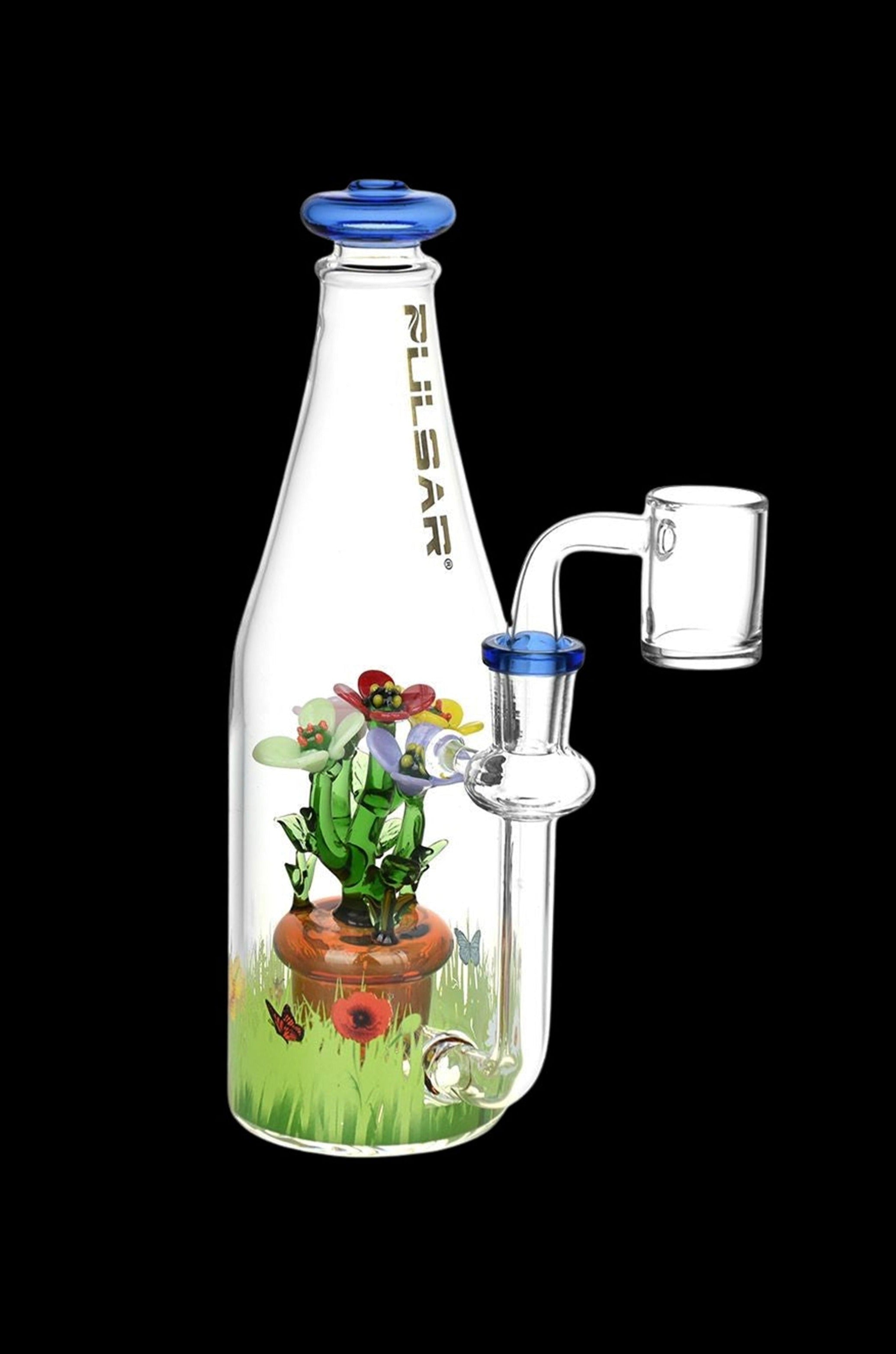 Pulsar Enchanting Flower Garden Bottle Dab Rig
