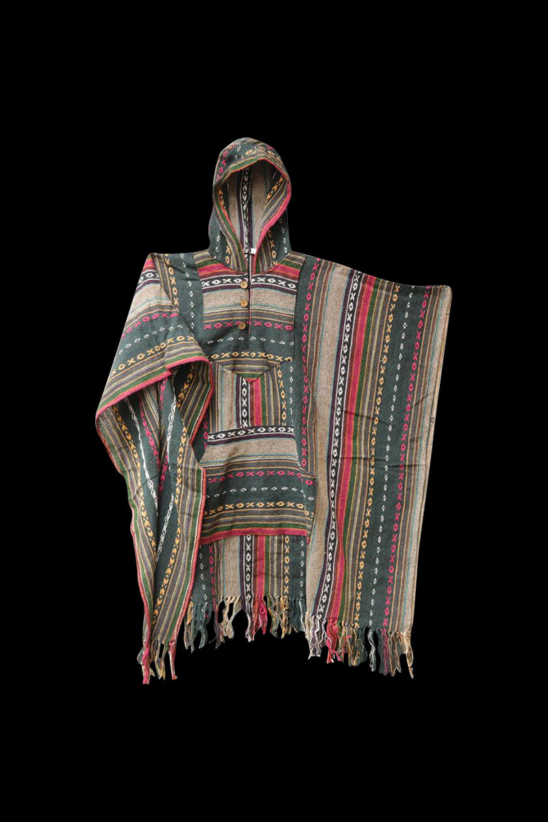 Gorgeous Large Dari Cotton Poncho - A Must - Have!