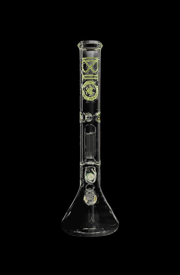 Bio Hazard 18-Inch Ice Bong with 8-Arm Tree Percolator - A Must-Have Smoking Companion