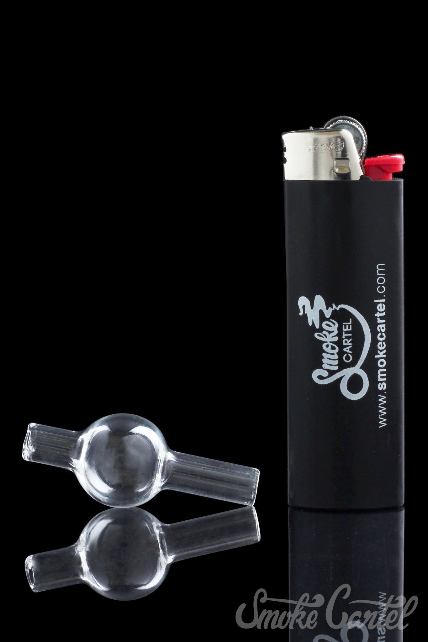 Mini Borosilicate Directional Glass Carb Cap - Portable Vaping Essential