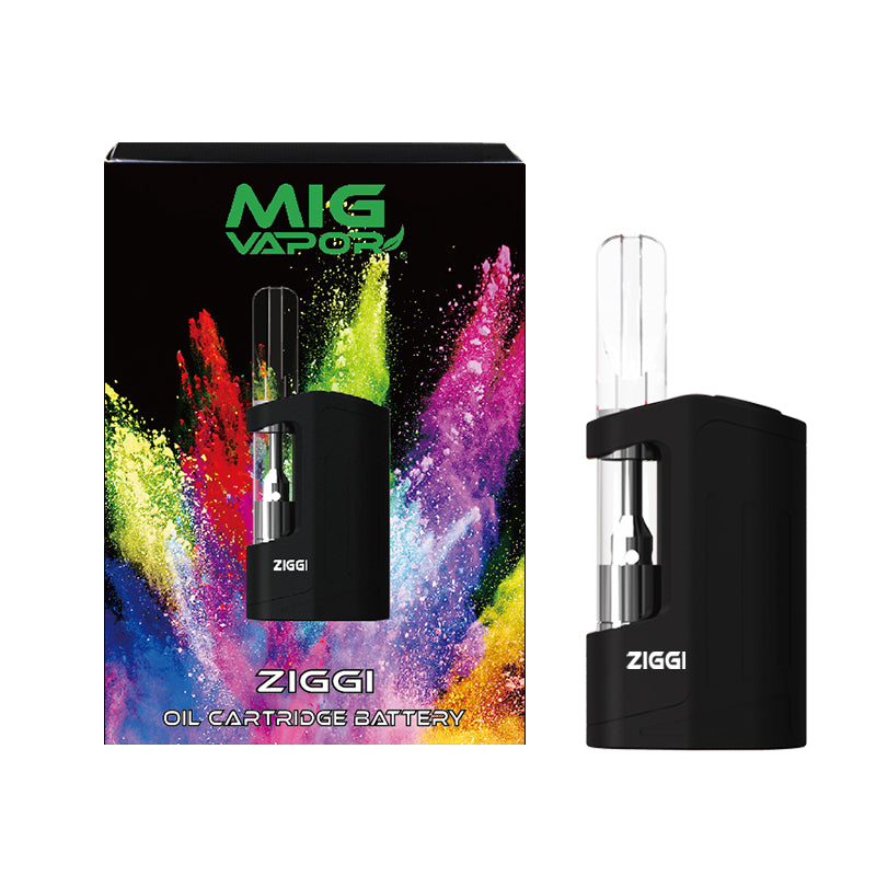 MiG Vapor ZIGGI: Premium 3-Temperature Vape Pen Battery for 510 Pre-Filled Cartridges