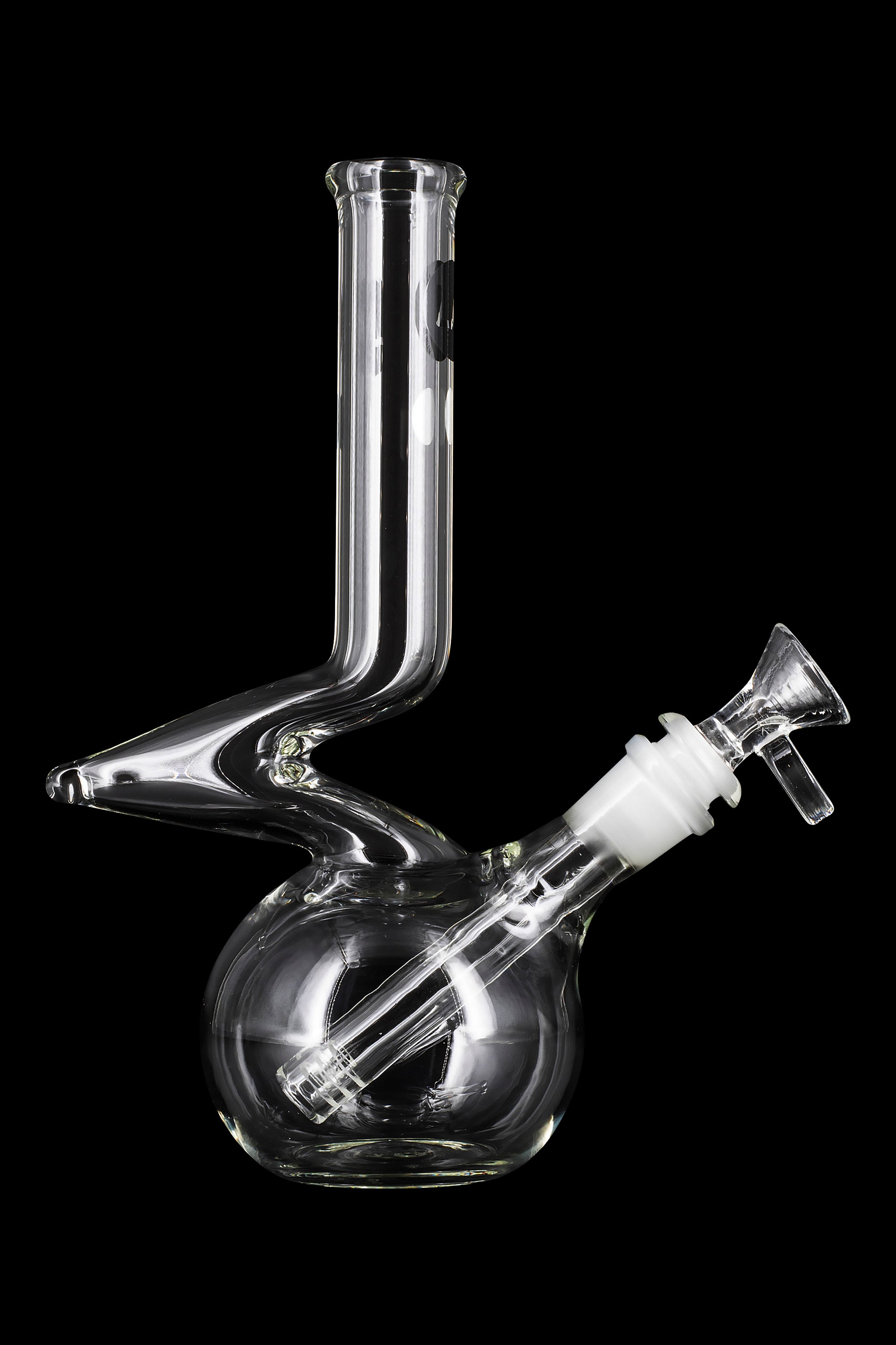 LA Pipes Z-Neck Bubble Base Ice Bong - The Simply Guy