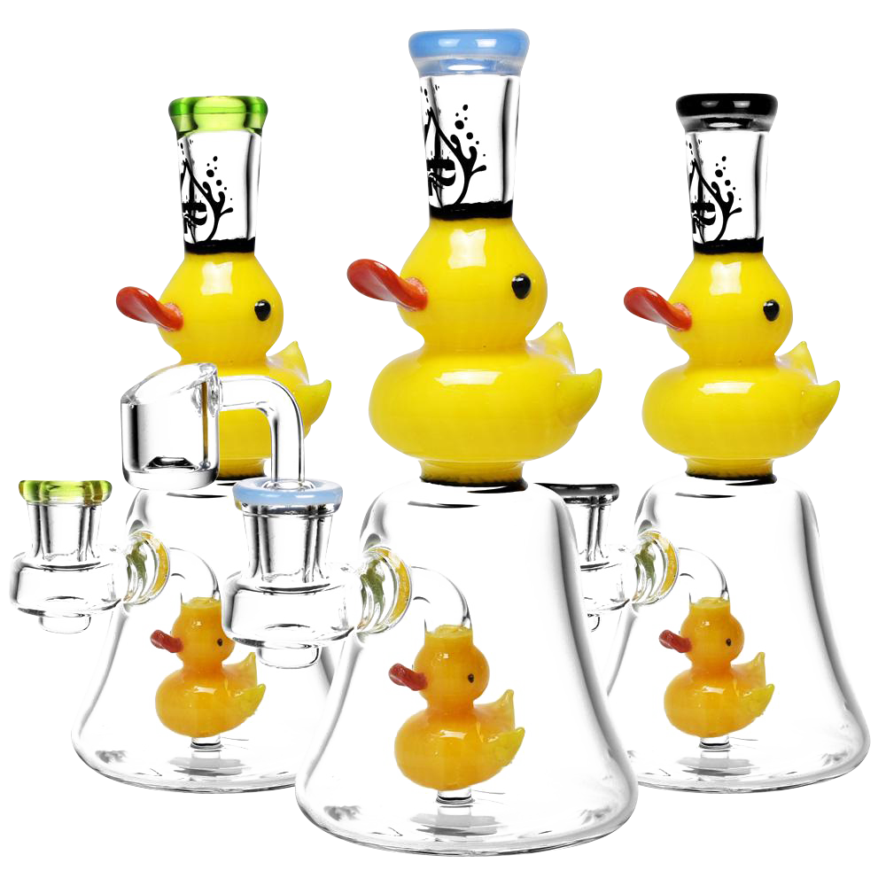 Pulsar Double Duckie Glass Rig - A Quirky Dab Essential