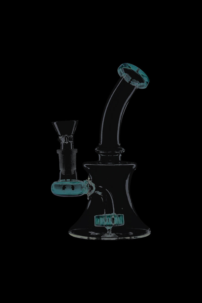 6-Inch Mini Hourglass Bong with Showerhead Diffuser: A Flavorful Smoking Essential