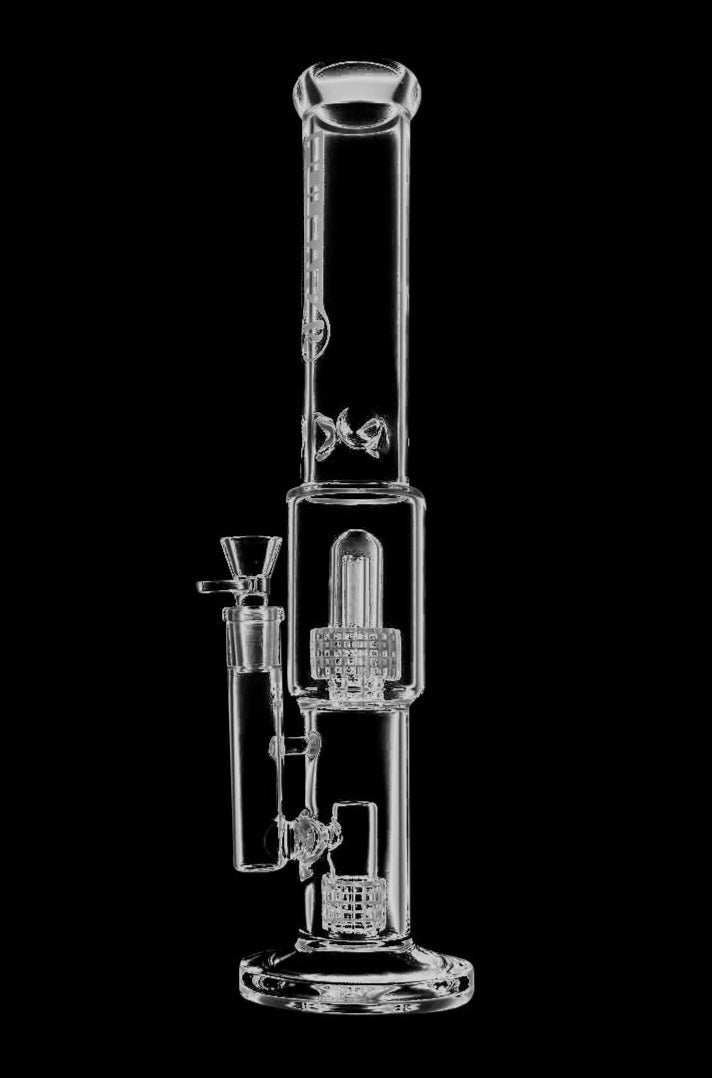 Pulsar Double Matrix Stereo Perc Water Pipe - Your Ultimate Smoking Companion