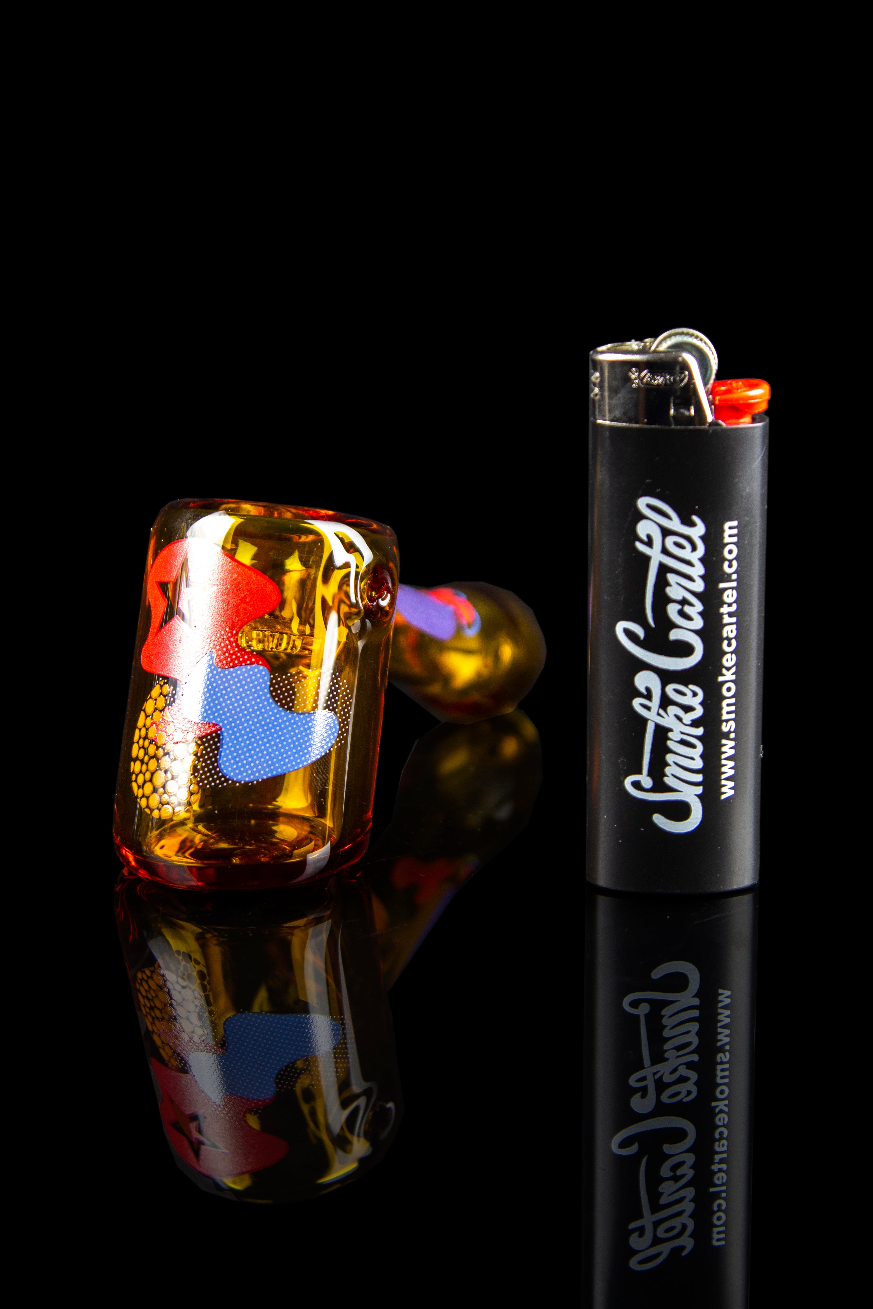Famous Brandz Papaya Hand Pipe - A Stunning Hammer Design