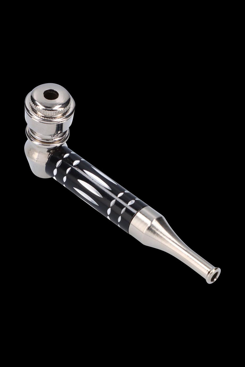 Gorgeous Colored Stem Metal Hand Pipe