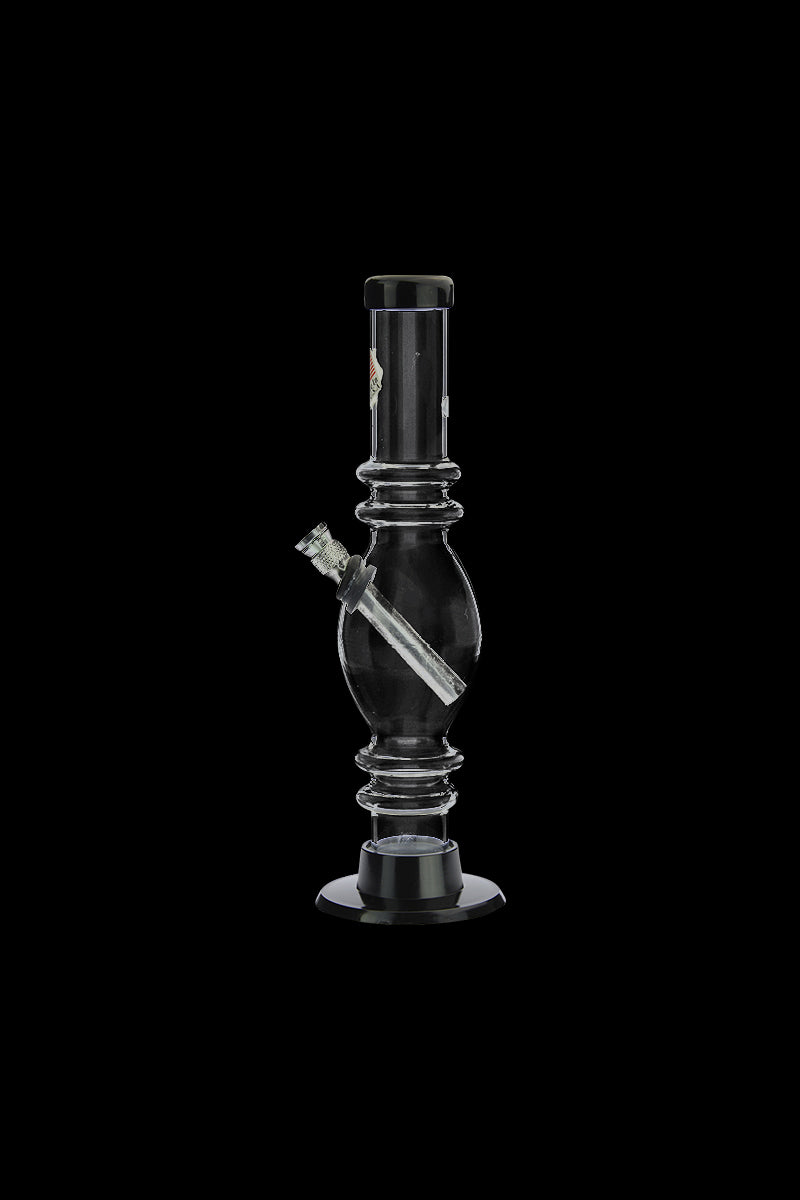 Stunning Clear Acrylic Straight Tube Egg Bong - Ideal for Hits!