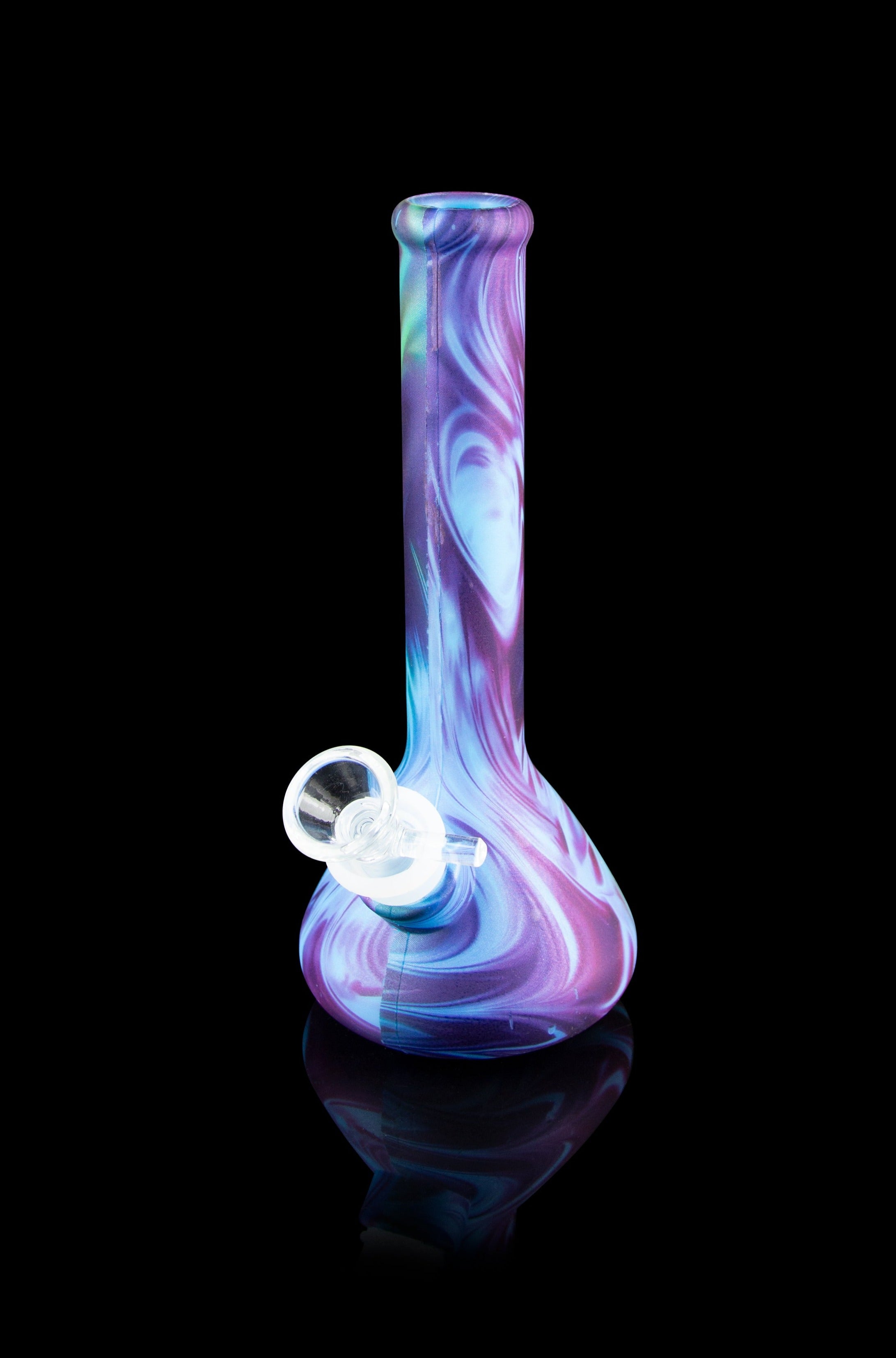 Bongs USA Rainbow Waves Unbreakable Silicone Bong - The Ultimate Travel Companion