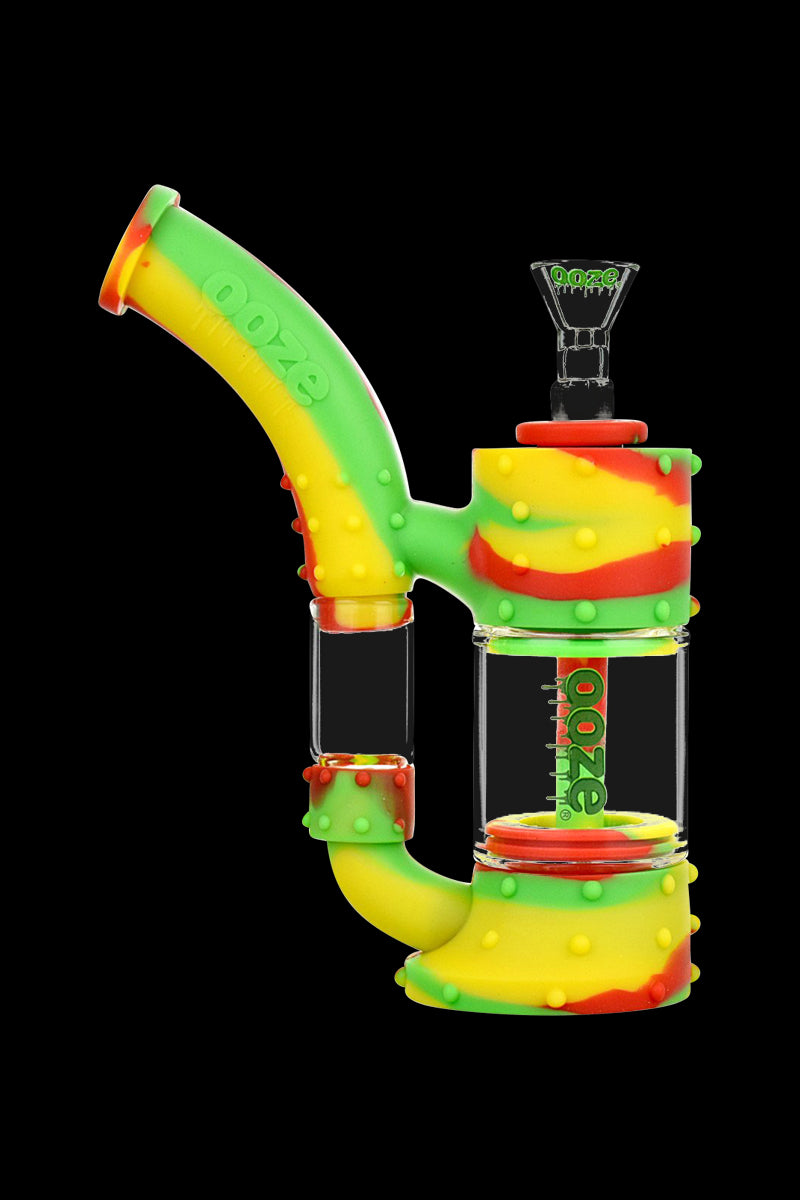 Ooze Stack Premium Silicone Water Pipe - Versatile Smoking Essential