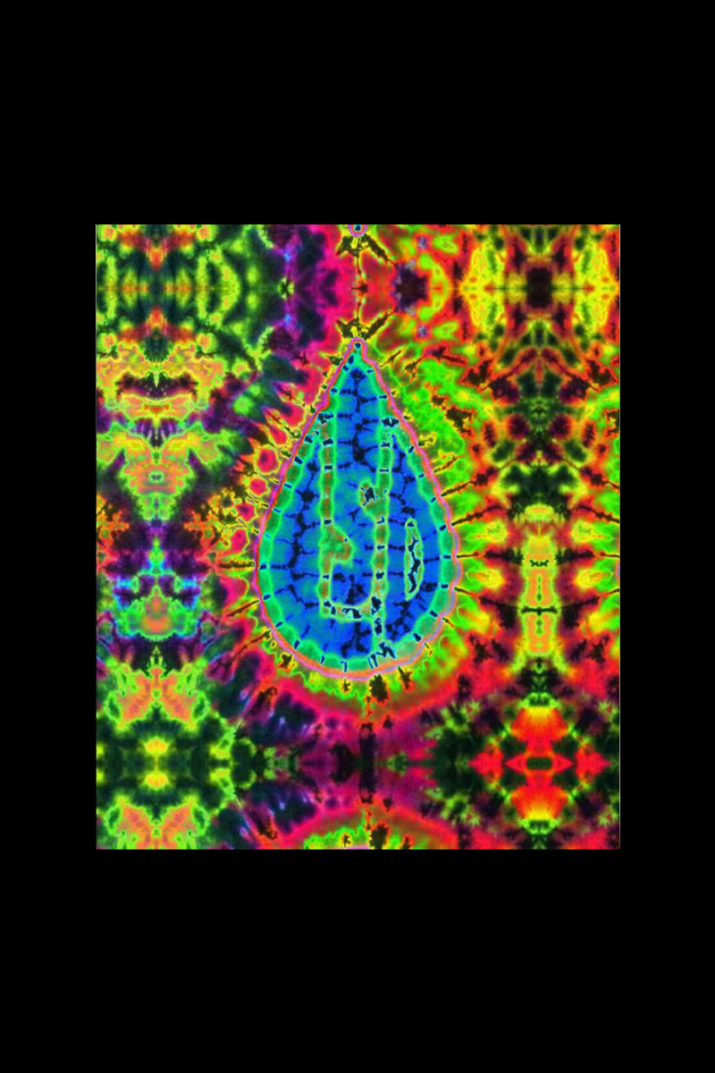 Feed A Hippie Psychedelic LSD Tie - Dye Tapestry: A Trippy Wall Art!