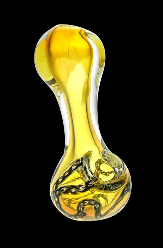 Enchanting Binding Glass Spoon Pipe