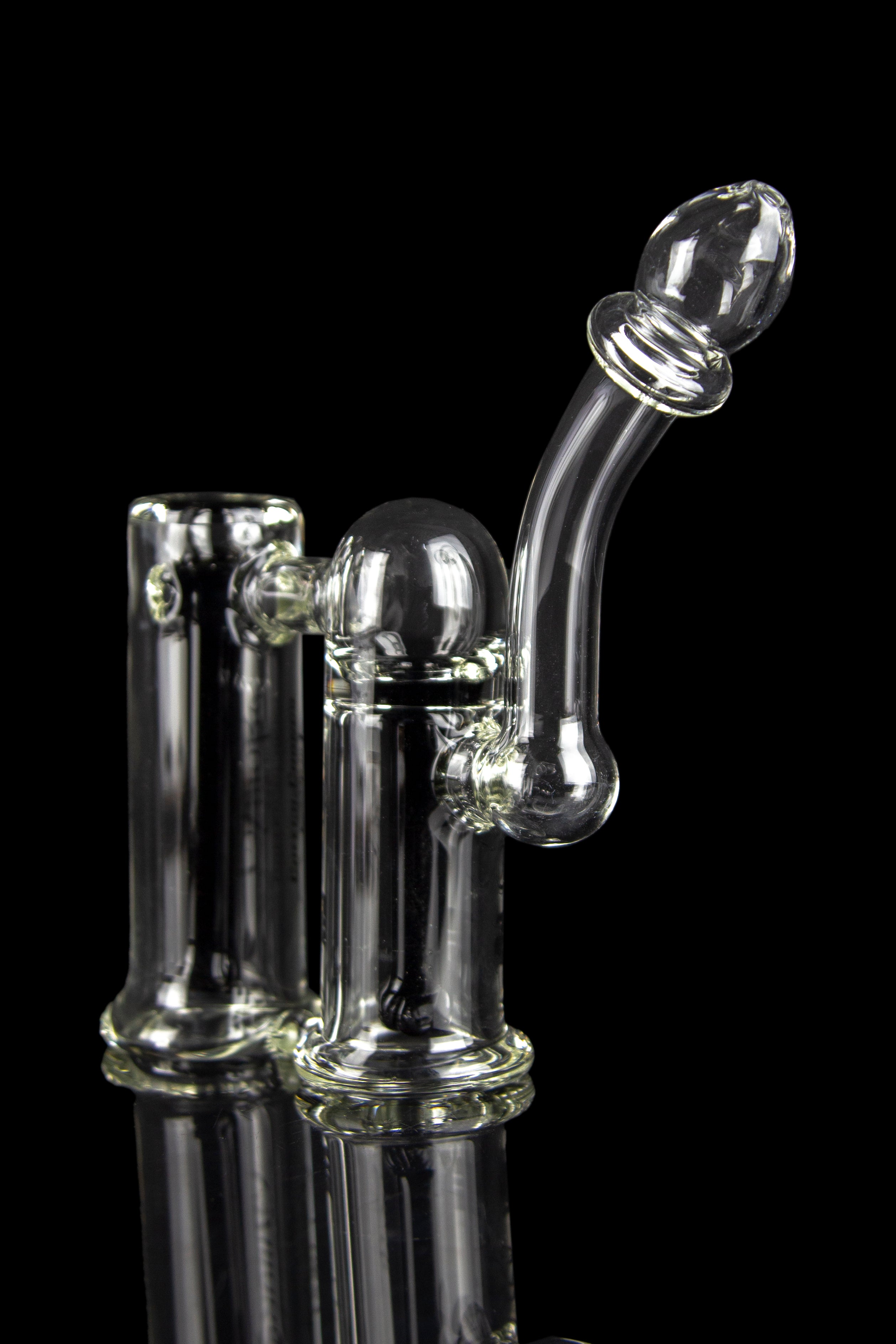 Cheech & Chong's Stunning Black Clyde Bubbler