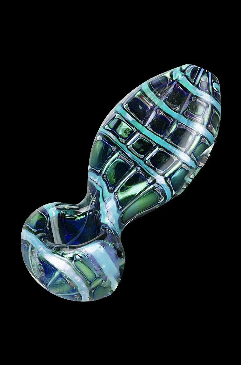 Flat Neck Glass Spoon