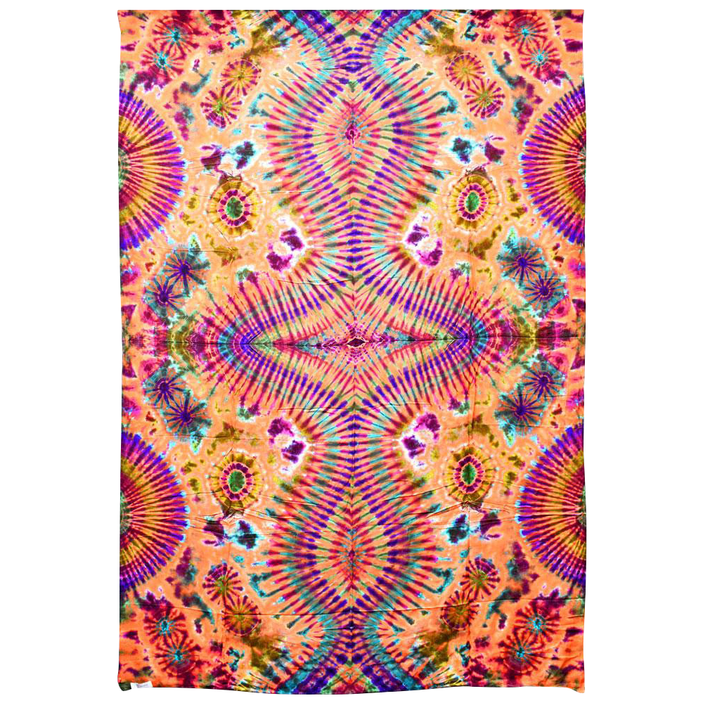 Stunning Psychedelic Tie - Dye Tapestry