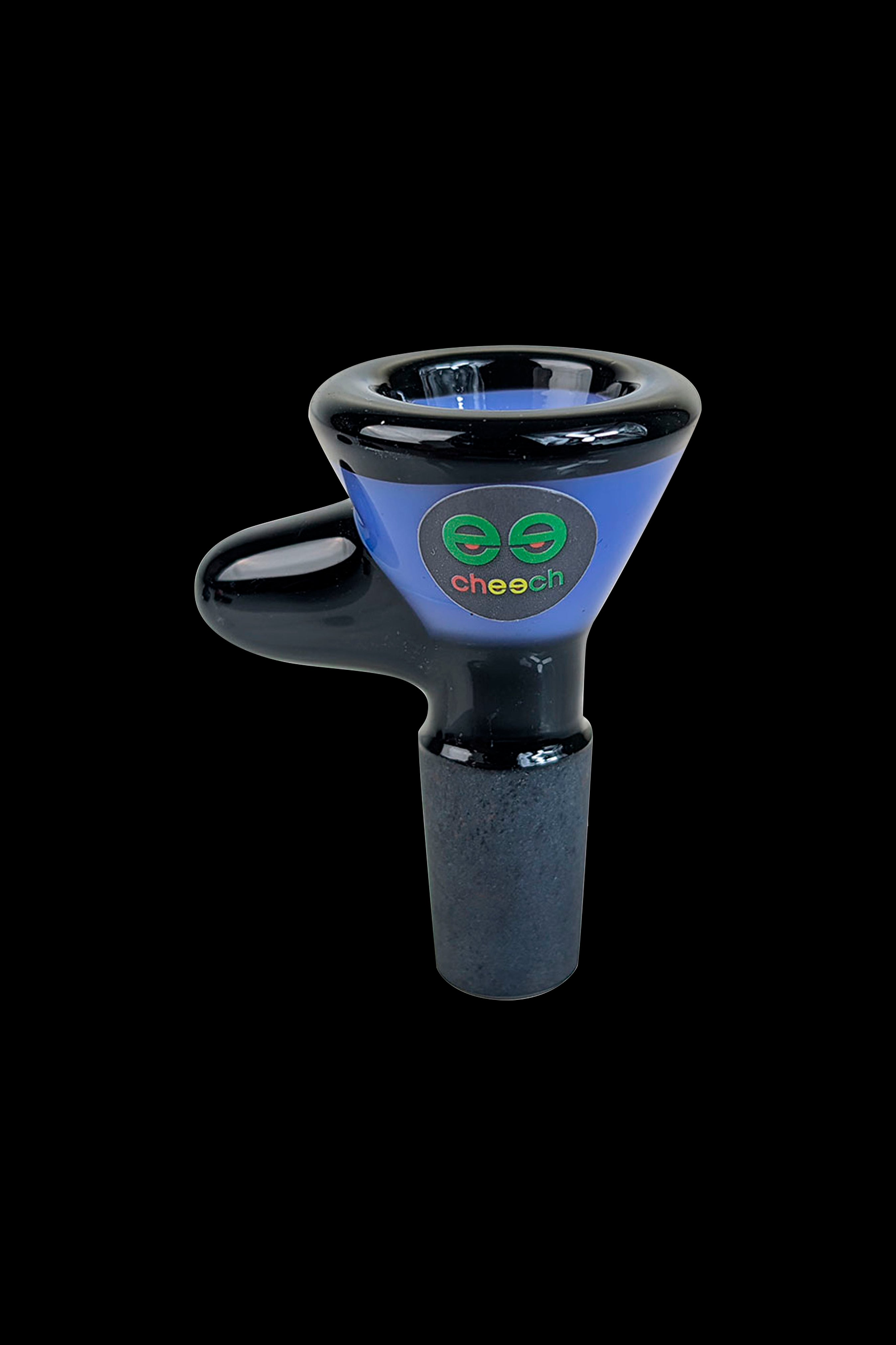 Cheech Glass Stunning Black Flower Bowl