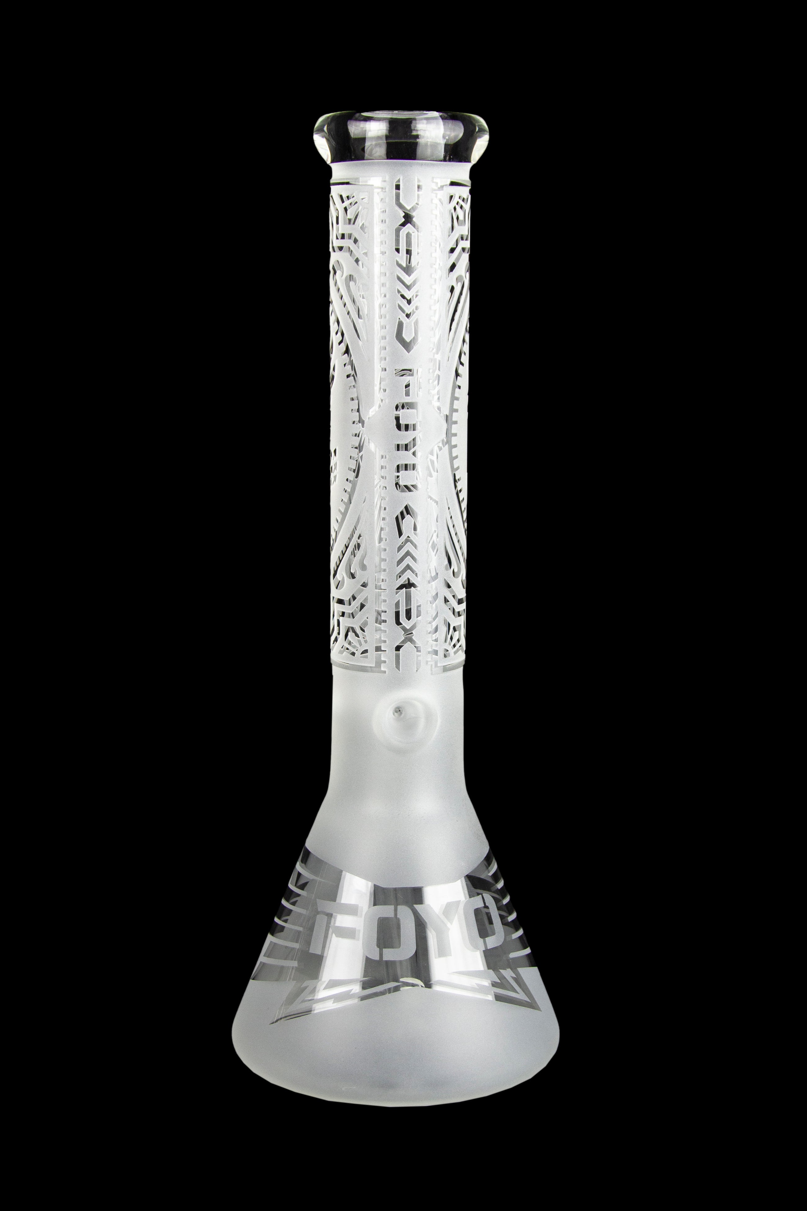 Foyo Frosted Beaker Bong - A Stylish Smoking Essential