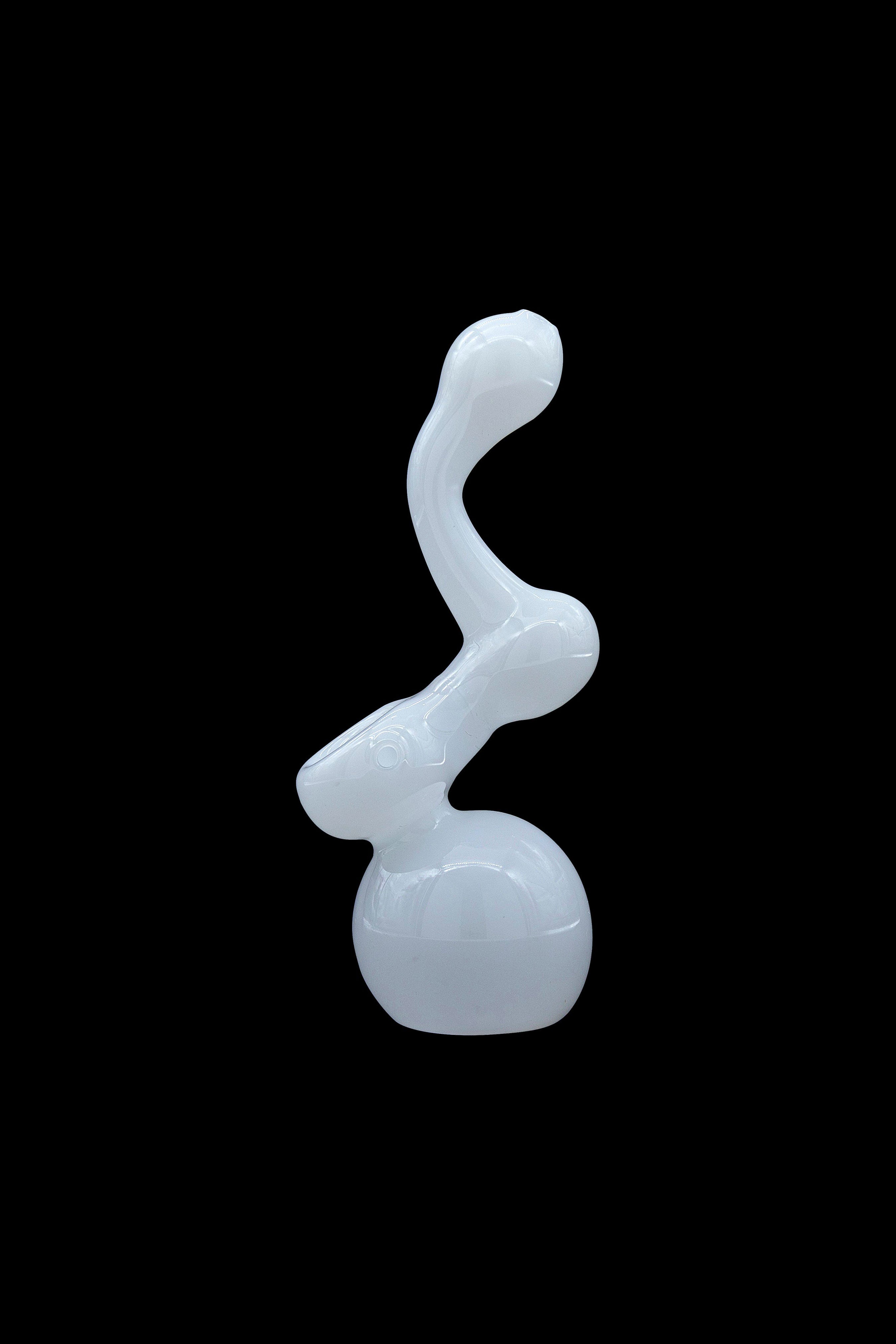 LA Pipes Ivory Sherlock Glass Pipe - A Stylish Smoking Companion