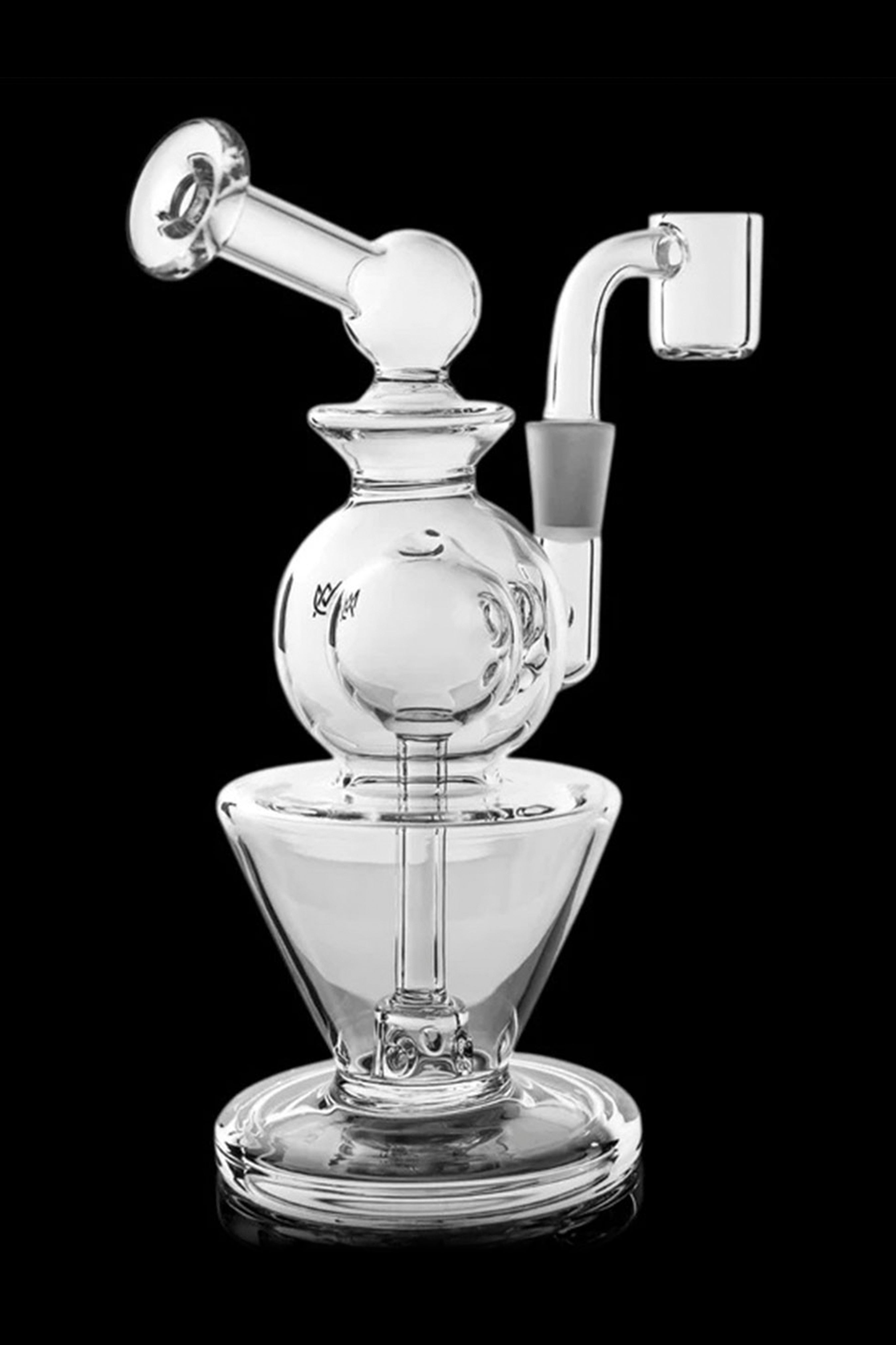 MJ Arsenal's Stunning Gemini Mini Dab Rig - Perfect for On-the-Go!