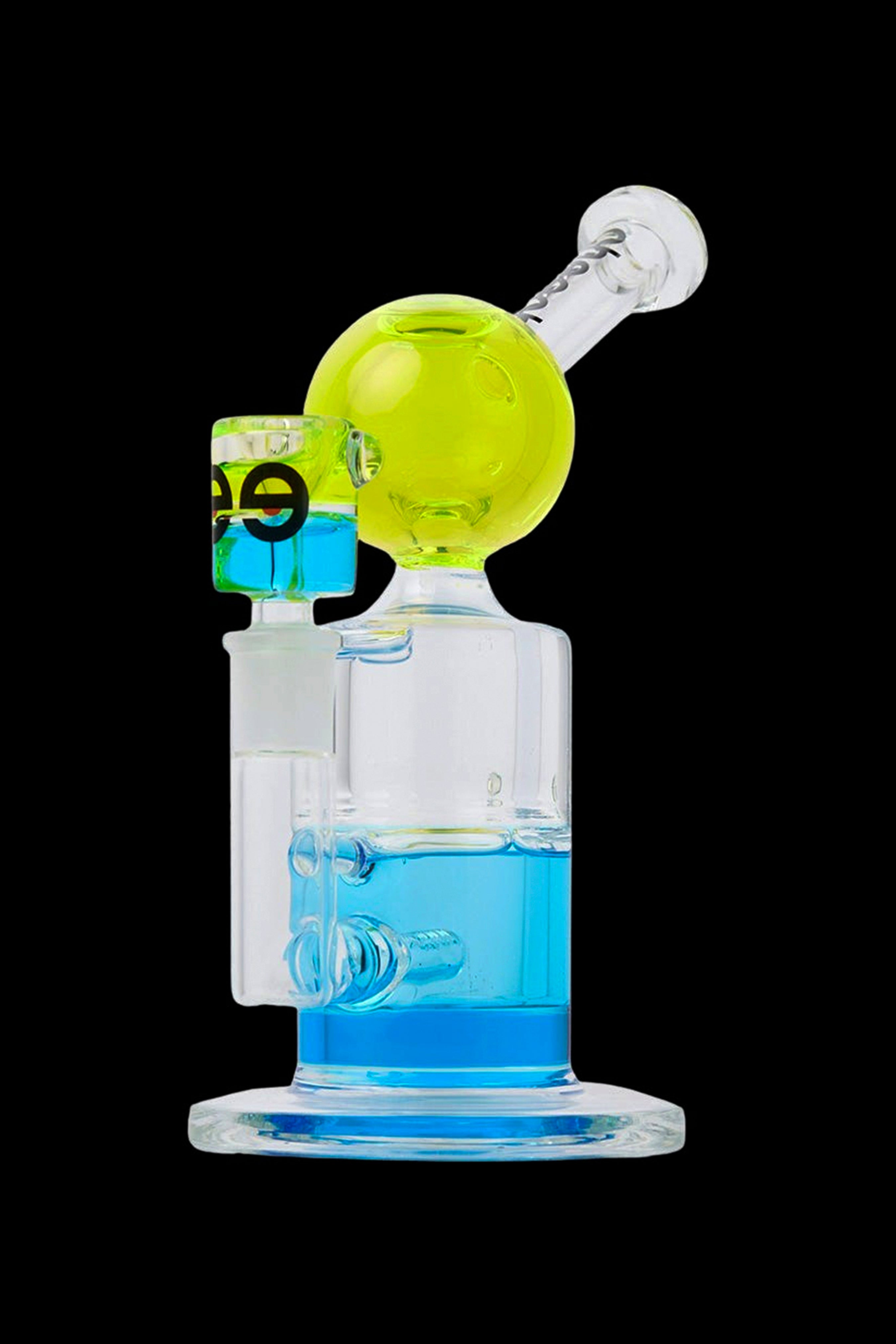 Cheech Glass Triple Glycerin Dual - Color Bong: Stylish Smoking Companion