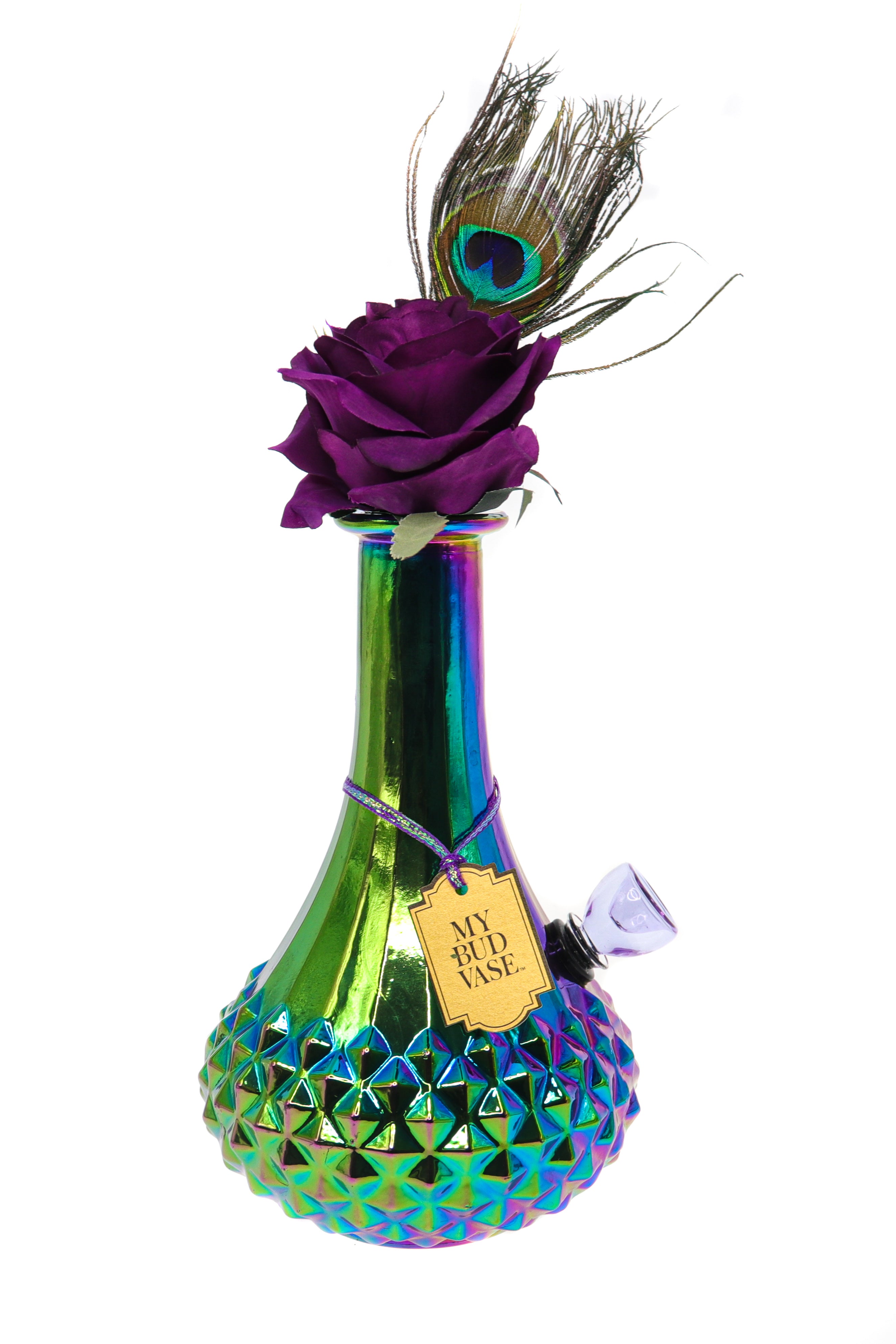 My Bud Vase Chrometech Aurora Bong Vase - A Spark of Creativity