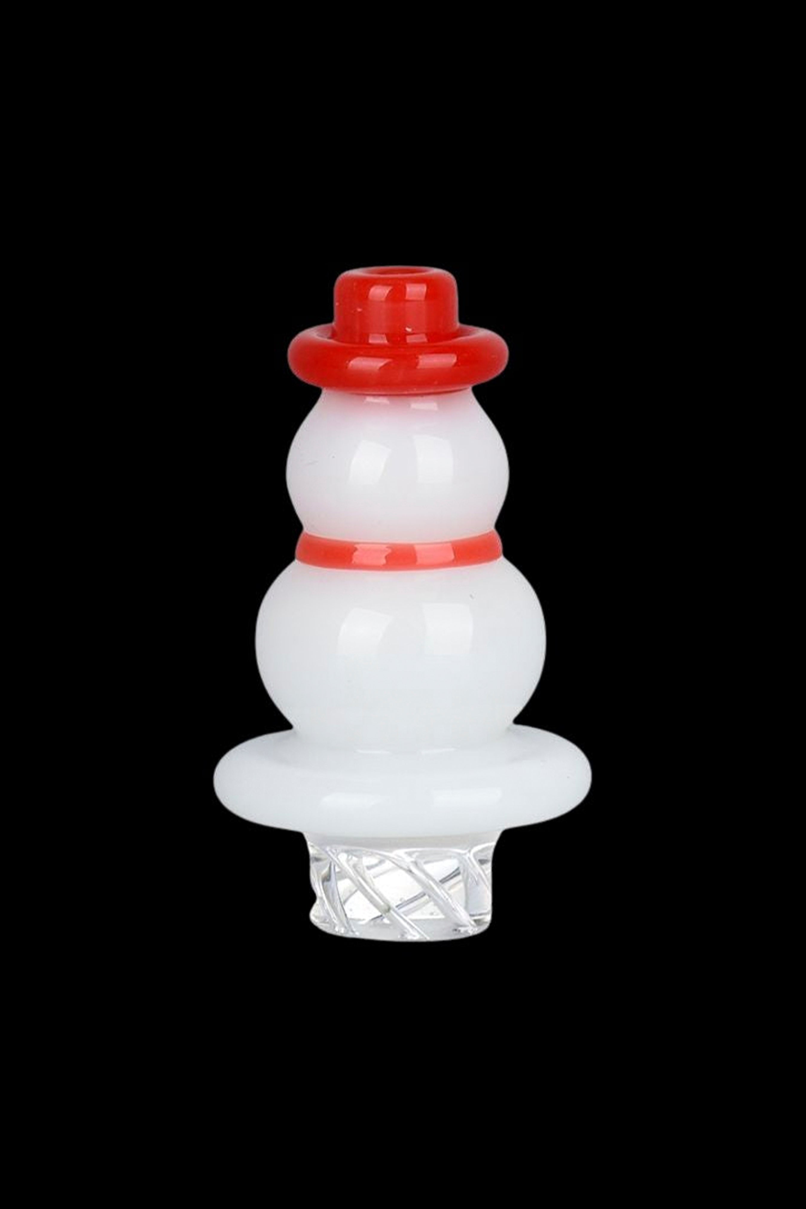 Enchanting Happy Snowman Vortex Carb Cap - A Must - Have!