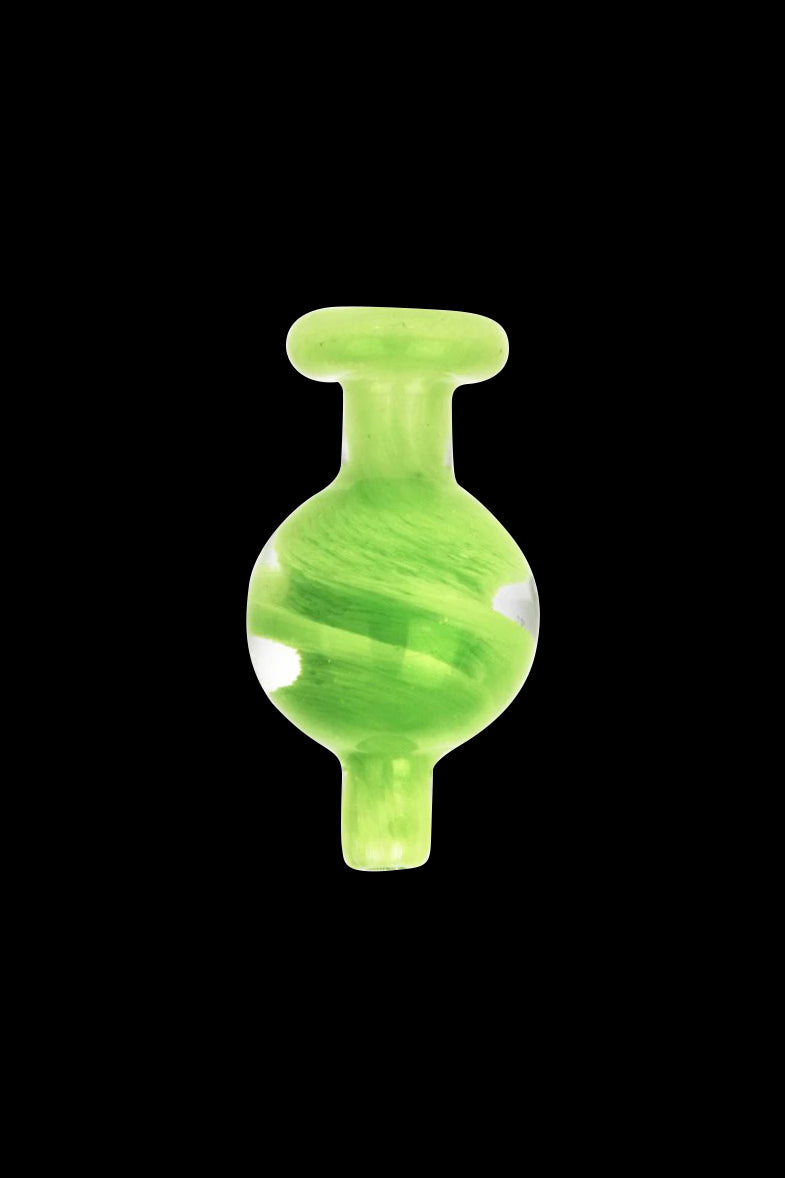 Alien Planet 3D Spiral Ball Carb Cap - Cosmic Vaping Essential