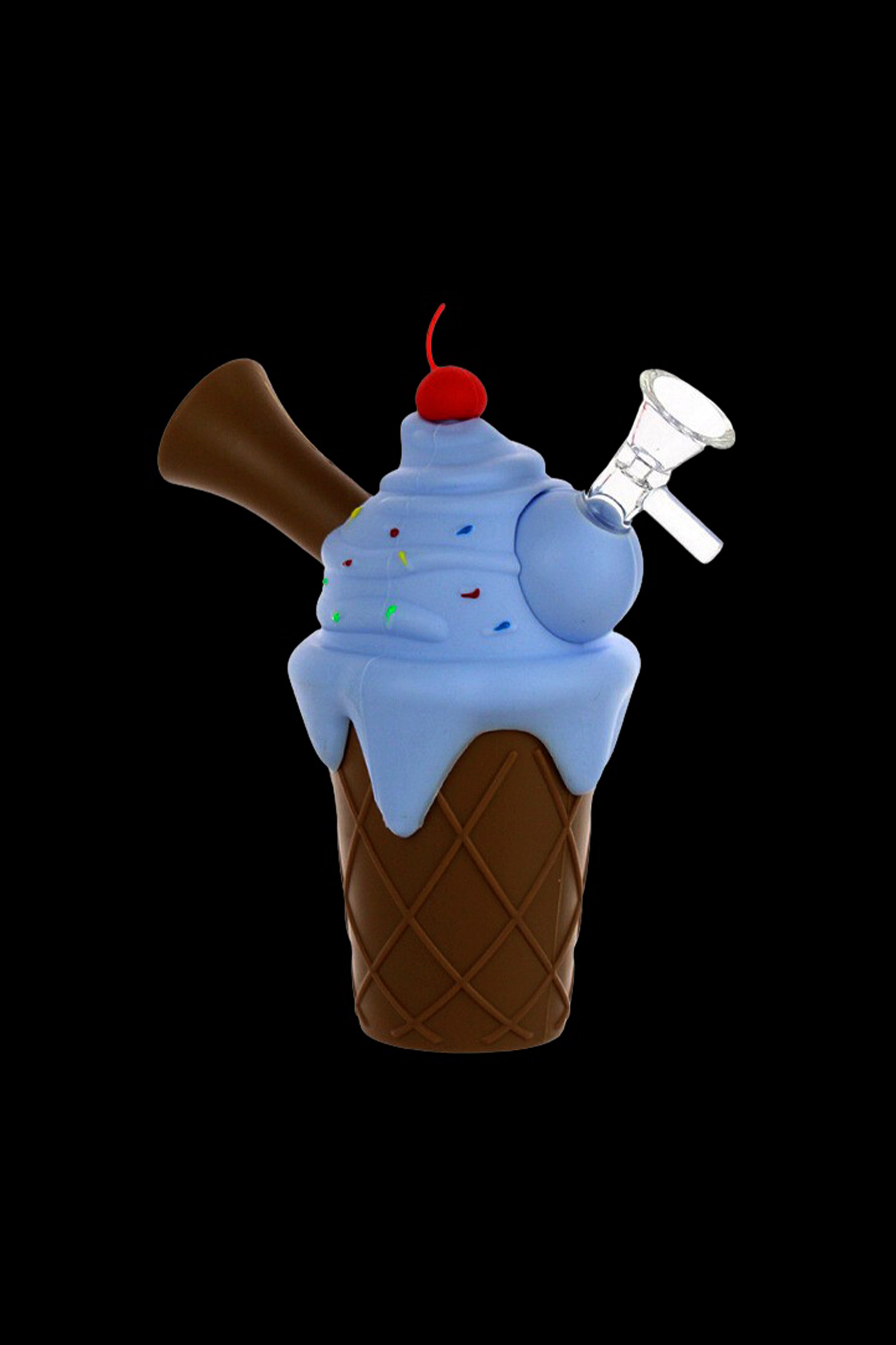 Cloud 8 Silicone Ice Cream Sundae Water Pipe - The Sweetest Smoking Companion