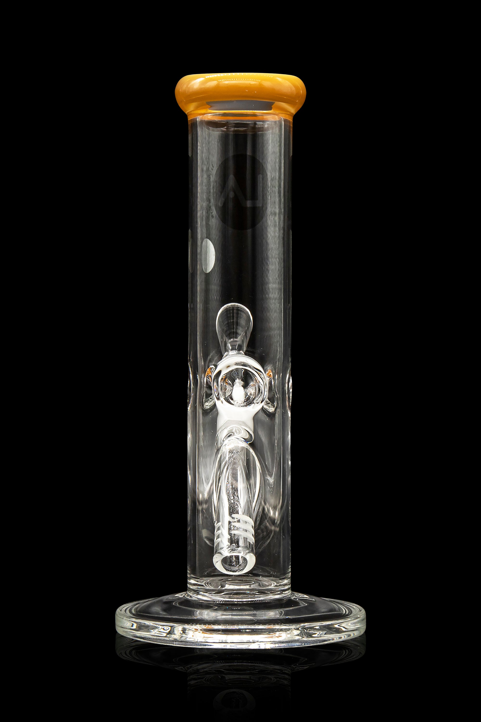 LA Pipes Borosilicate Glass Straight Tube Bong - A Timeless Classic