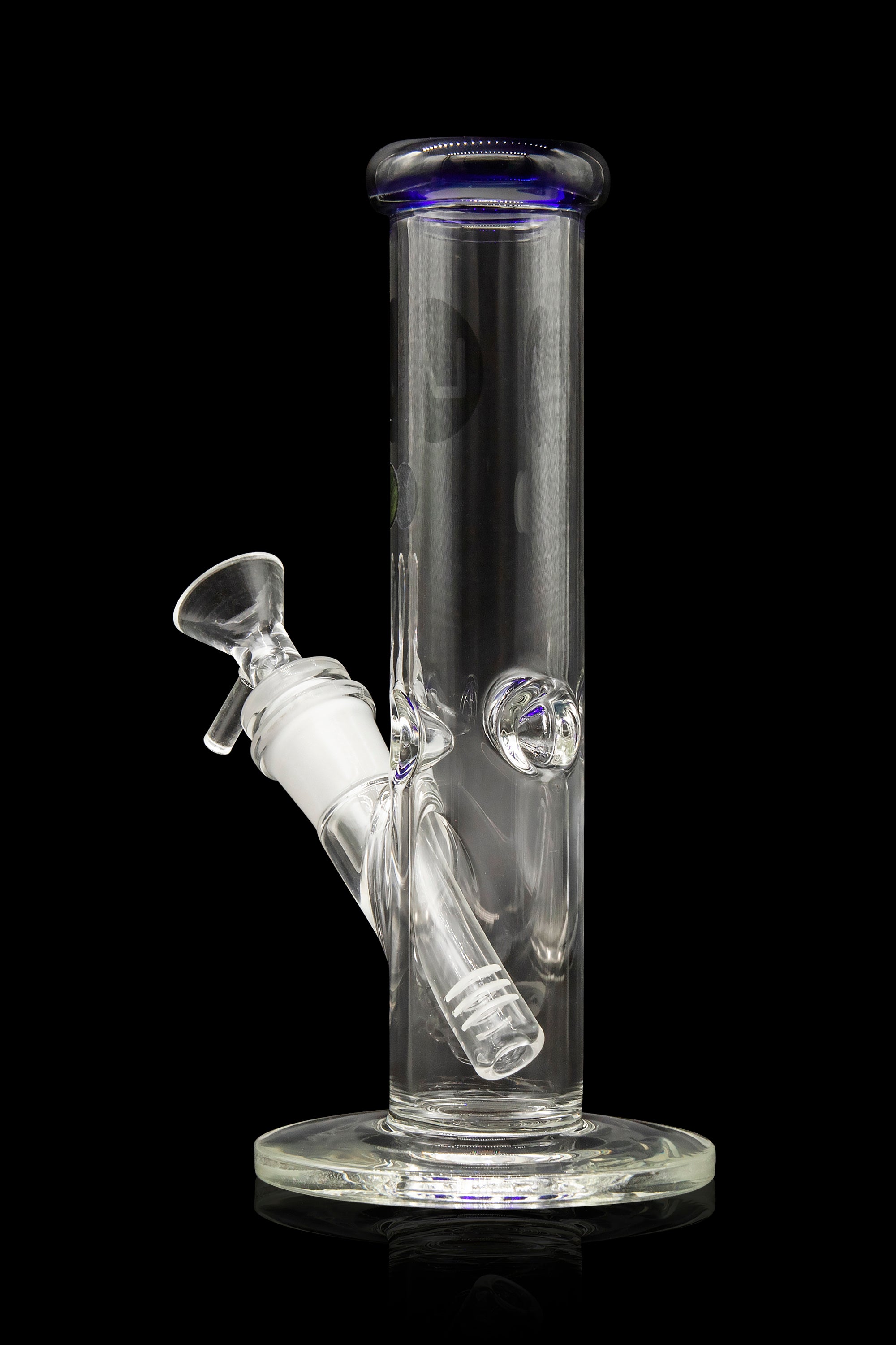 LA Pipes Borosilicate Glass Straight Tube Bong - A Timeless Classic