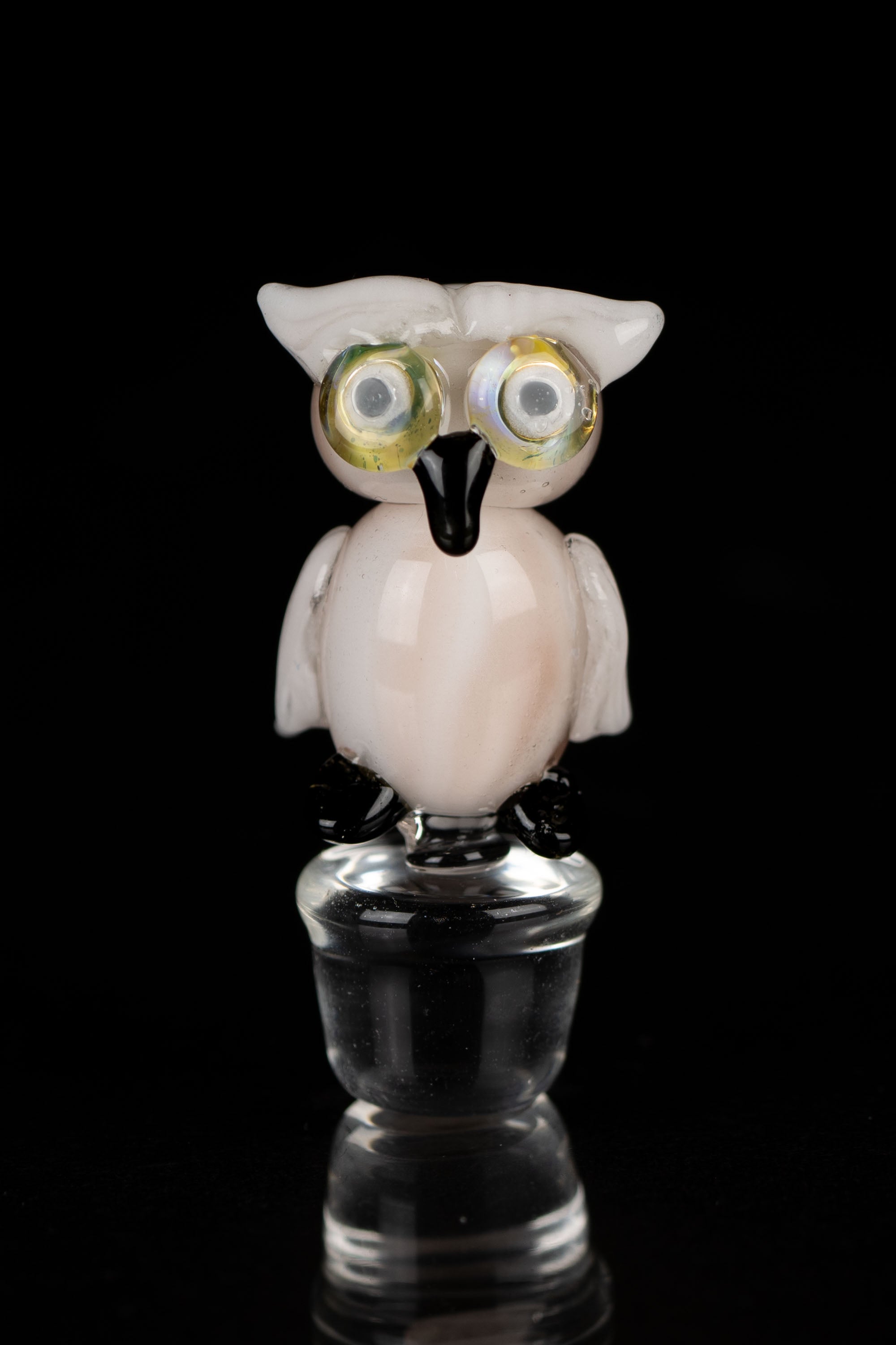 Empire Glassworks Owl-Themed Puffco Peak Pro Carb Cap - A Must-Have!