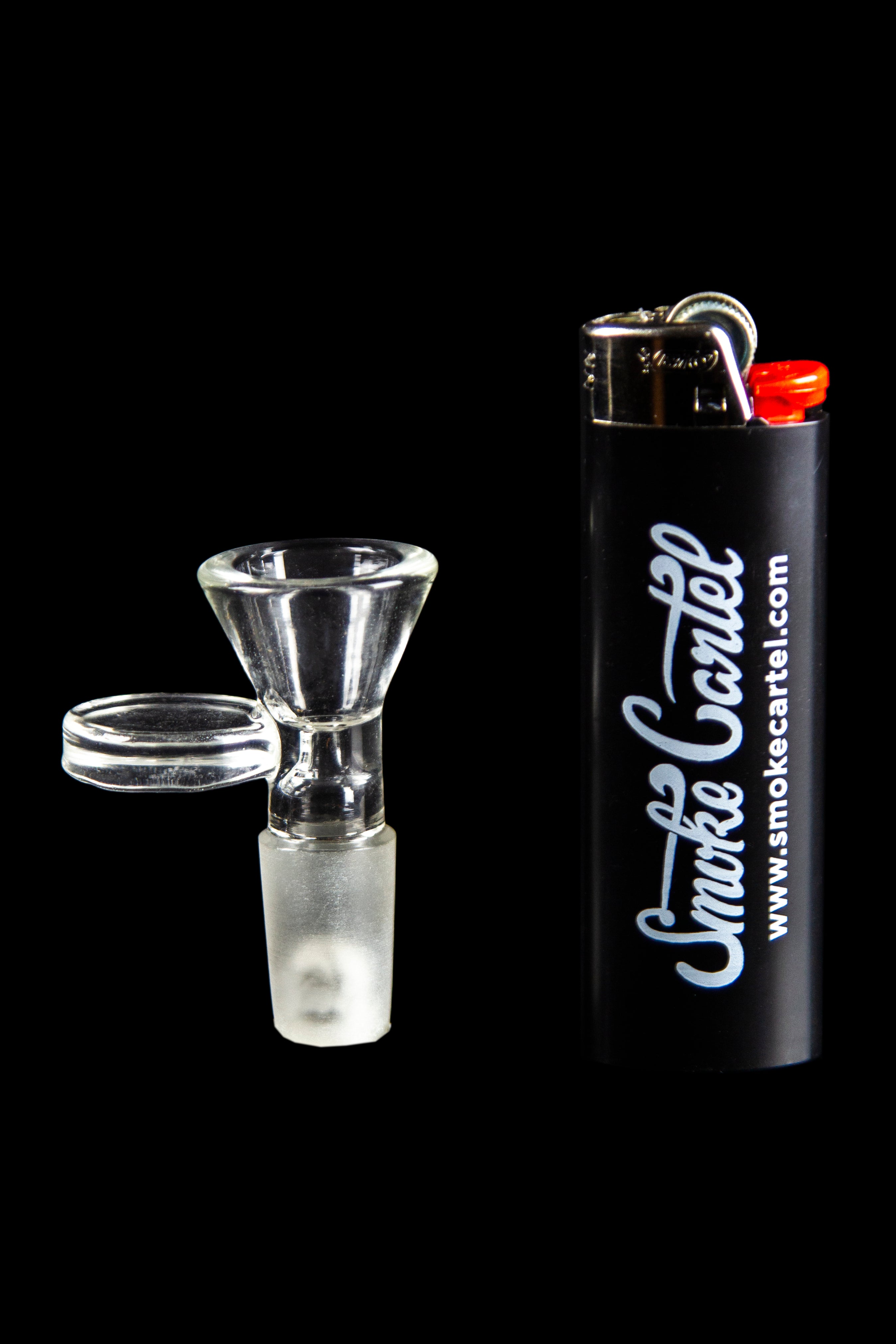 Glasscity Beaker Ice Bong - Sleek Black Edition