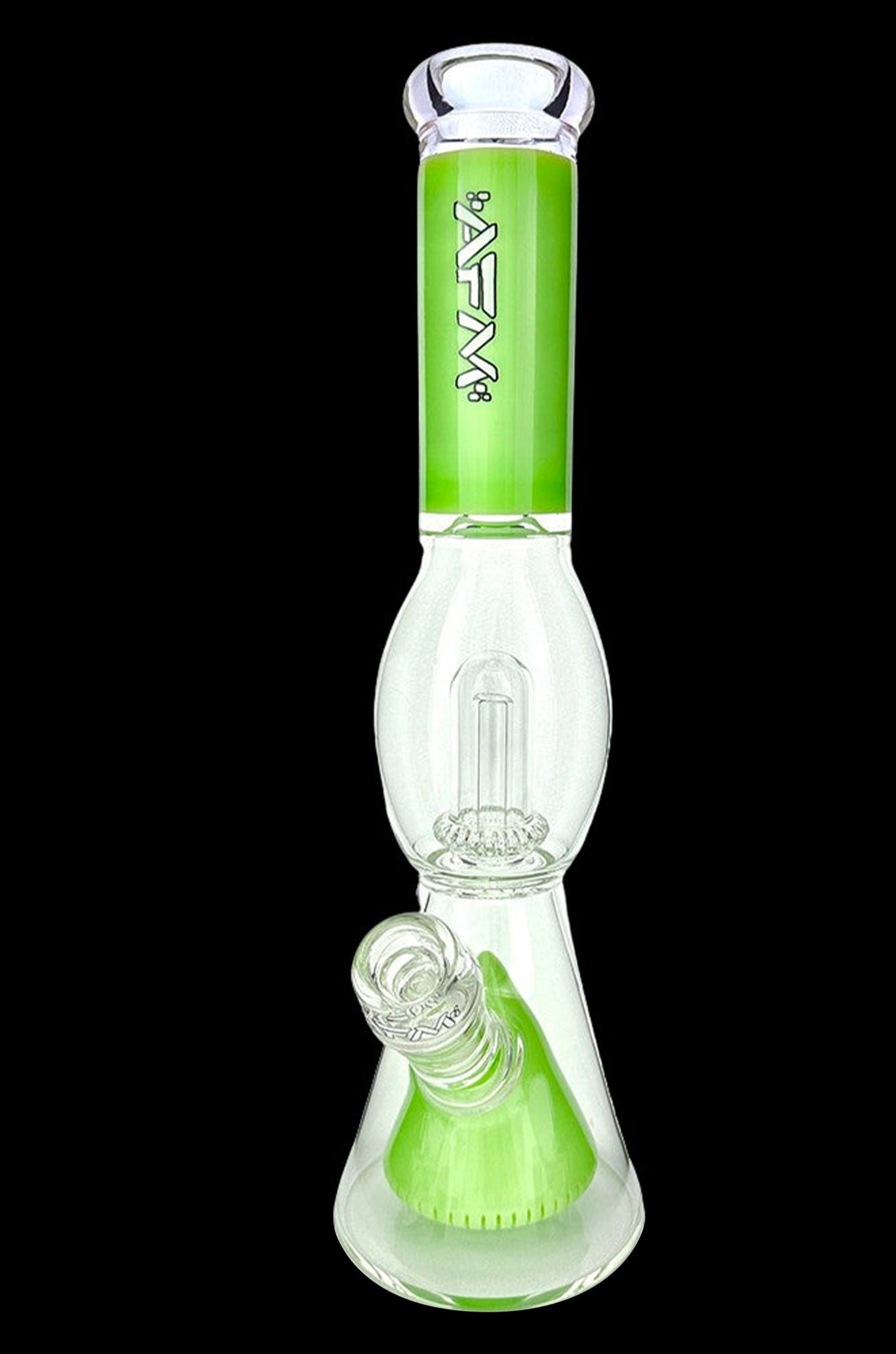 AFM Glass: Stunning UFO Pyramid Color Glass Beaker Bong