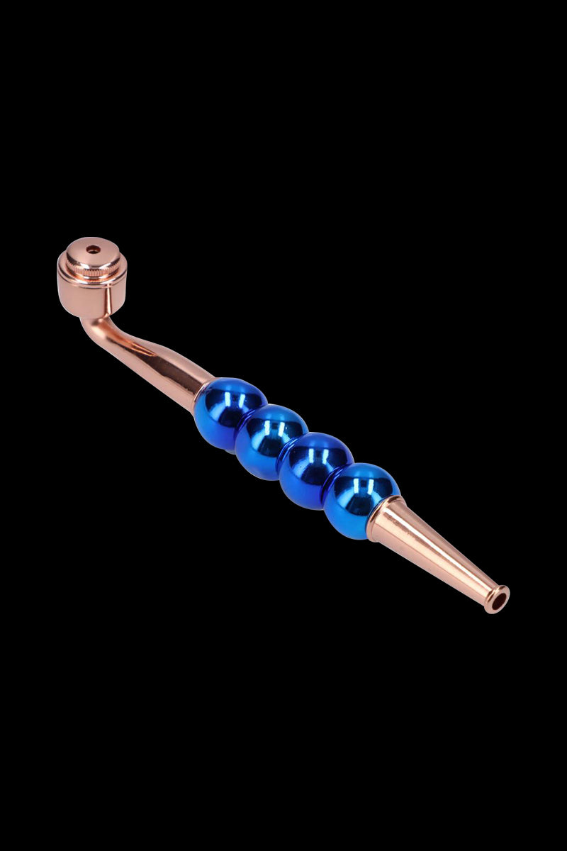 Stylish Curvy Mid-Section Metal Hand Pipe